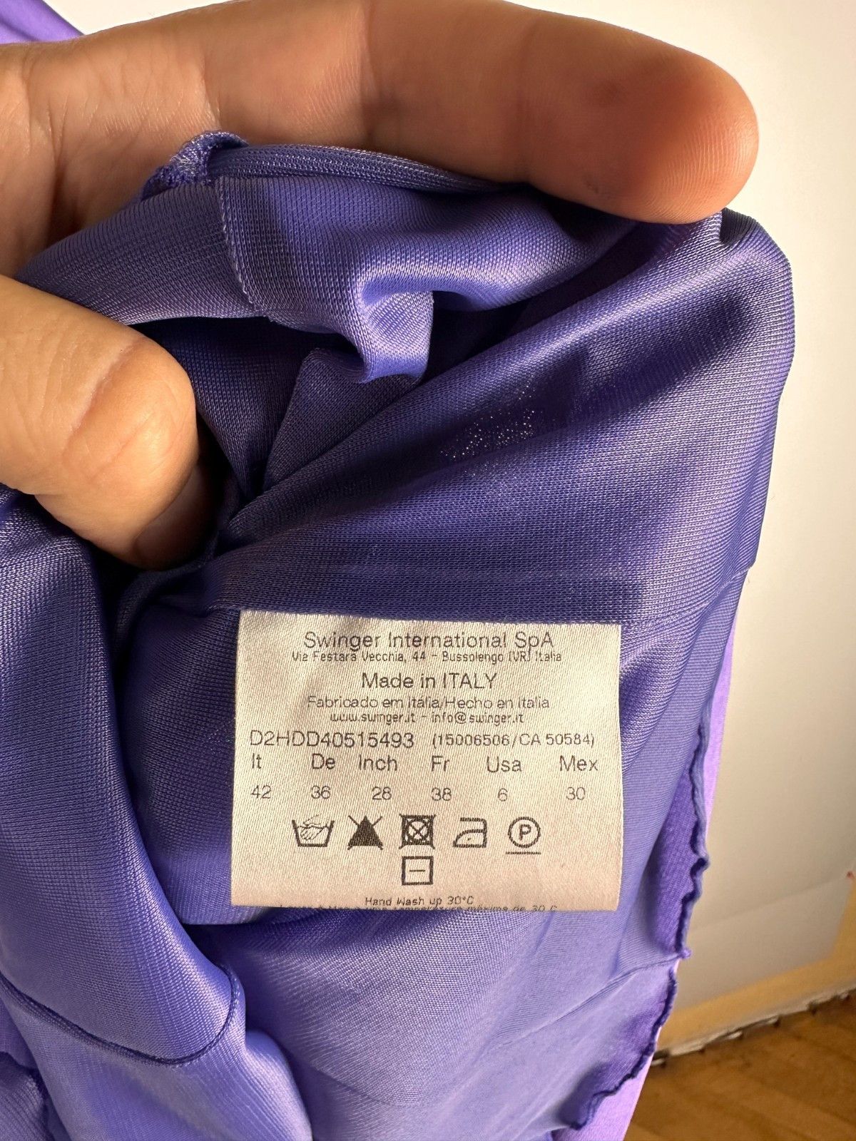 Versace Jeans Couture Versace Jeans Couture Dress Purple Size US6 IT42 Size M / US 6-8 / IT 42-44 - 9 Thumbnail