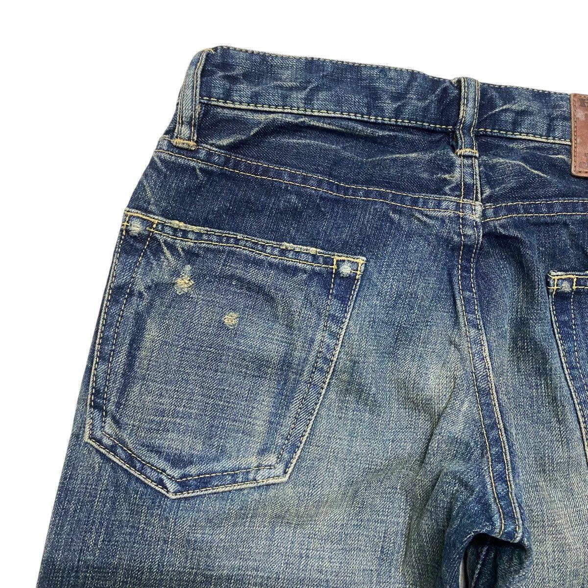 Hysteric Glamour Hysteric Glamour Rusty Distressed Denim Jeans Studded Size US 26 / EU 42 - 10 Thumbnail
