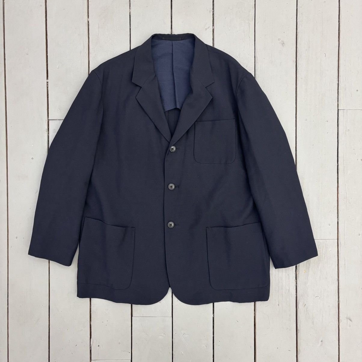 Yohji Yamamoto Ys for Men Wool Blazer Size US M / EU 48-50 / 2 - 1 Thumbnail