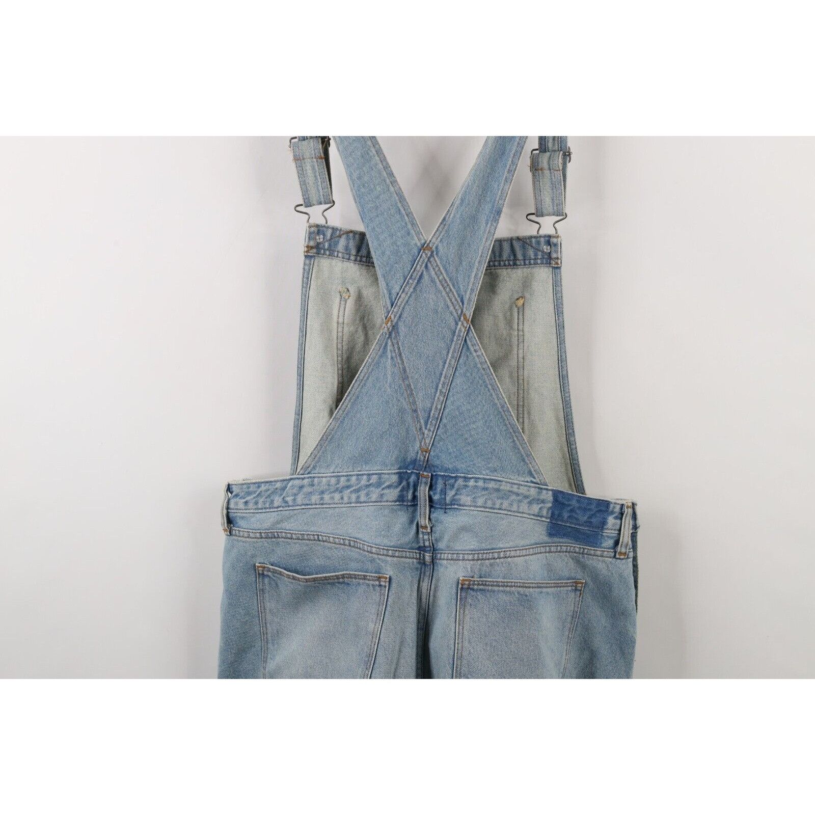 Abercrombie & Fitch × Vintage Deadstock Y2K Abercrombie & Fitch Denim Overalls Dress Size XL / US 12-14 / IT 48-50 - 18 Thumbnail