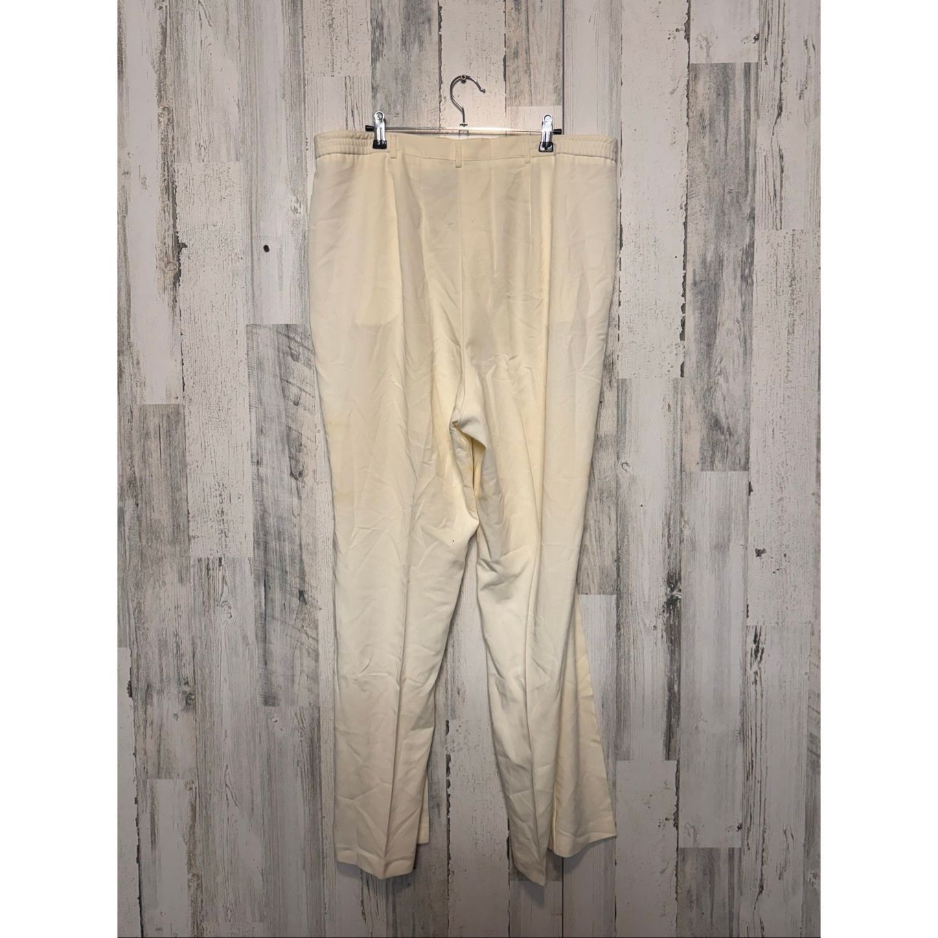 Other Liz Baker Tall Cream Dress Pants Women’s 20T High Rise Strai Size 34" / US 12 / IT 48 - 5 Thumbnail