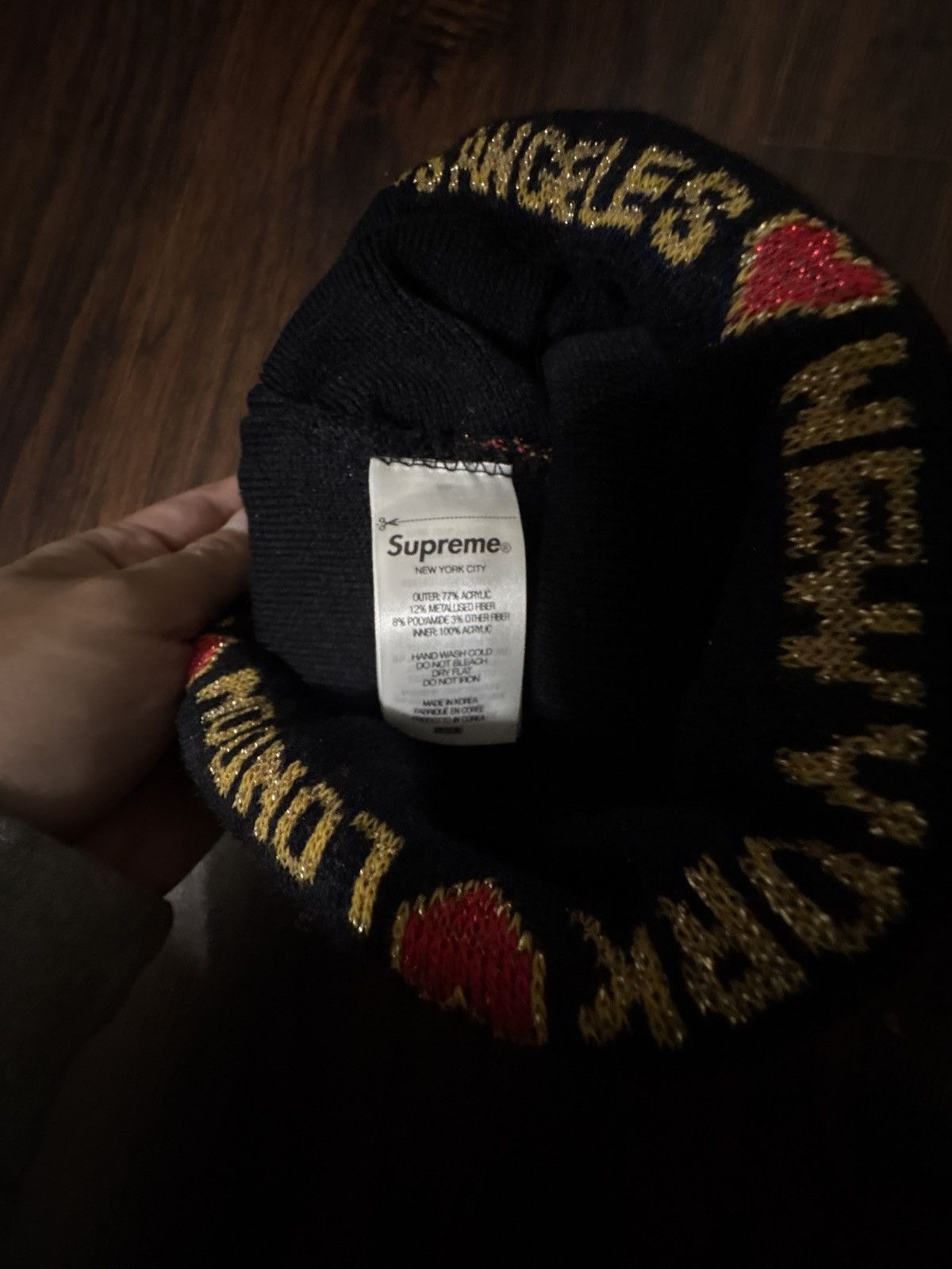 Supreme Supreme hearts beanie Size ONE SIZE - 3 Thumbnail
