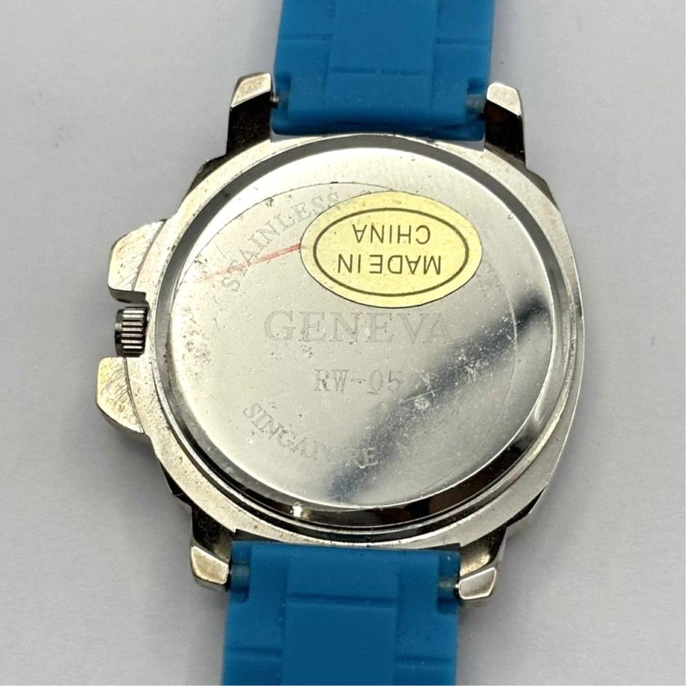 Geneva Blue & Silver Men's Watch Size ONE SIZE - 5 Thumbnail