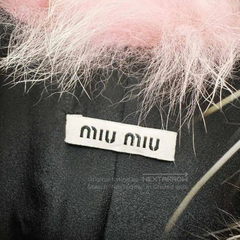 Miu Miu Miu Miu Color-Blocked Fur Cardigan for Women . Size S / US 4 / IT 40 - 2 Thumbnail