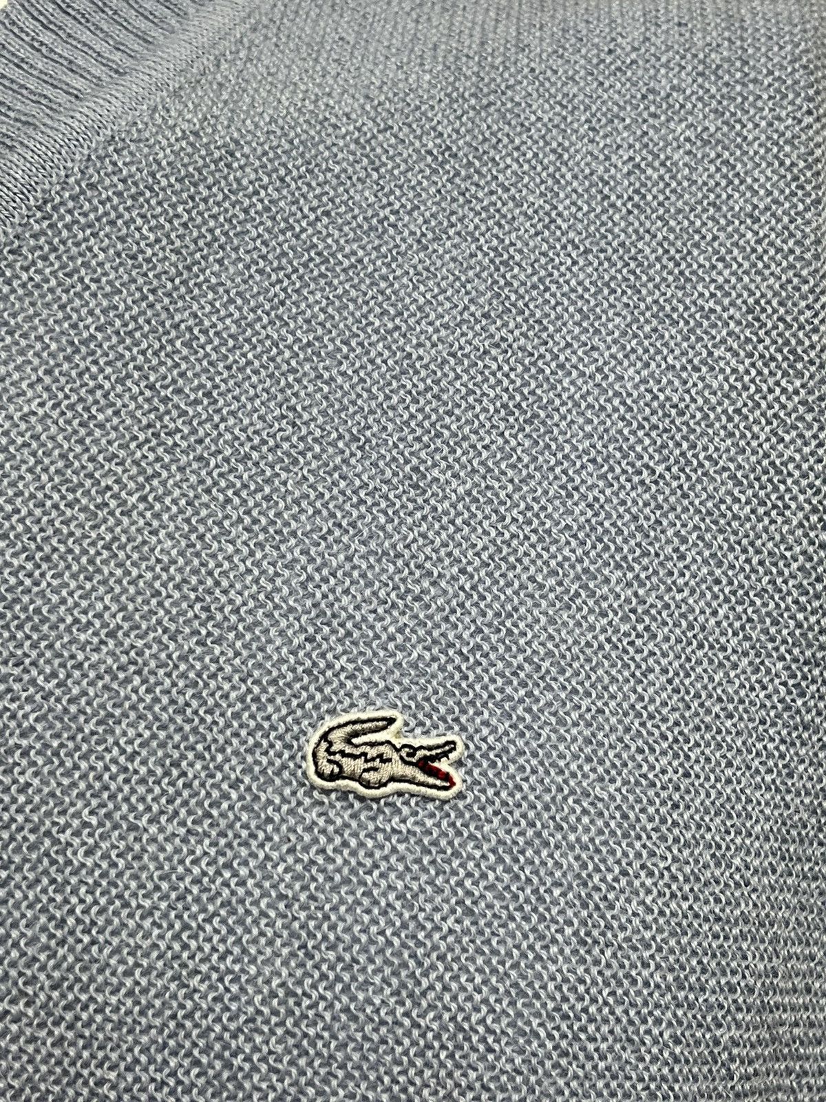 Lacoste Lacoste men’s blue baby alpaca v-neck sweater size 4 or M Size US M / EU 48-50 / 2 - 3 Thumbnail