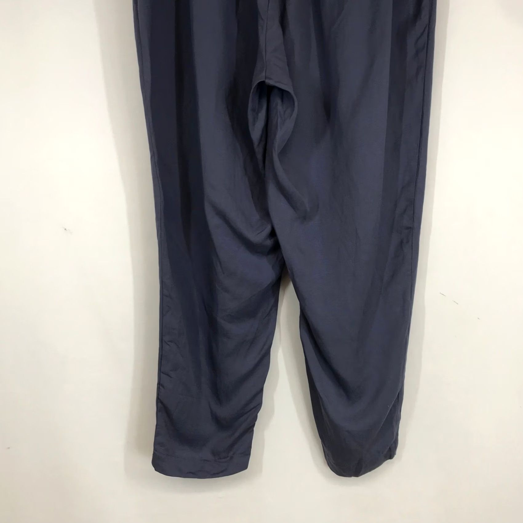 Torrid Torrid Womens 16W Slate Blue Lyocell Linen Blend Pleated Tapered Pants Size 38" / US 16 / IT 52 - 6 Thumbnail