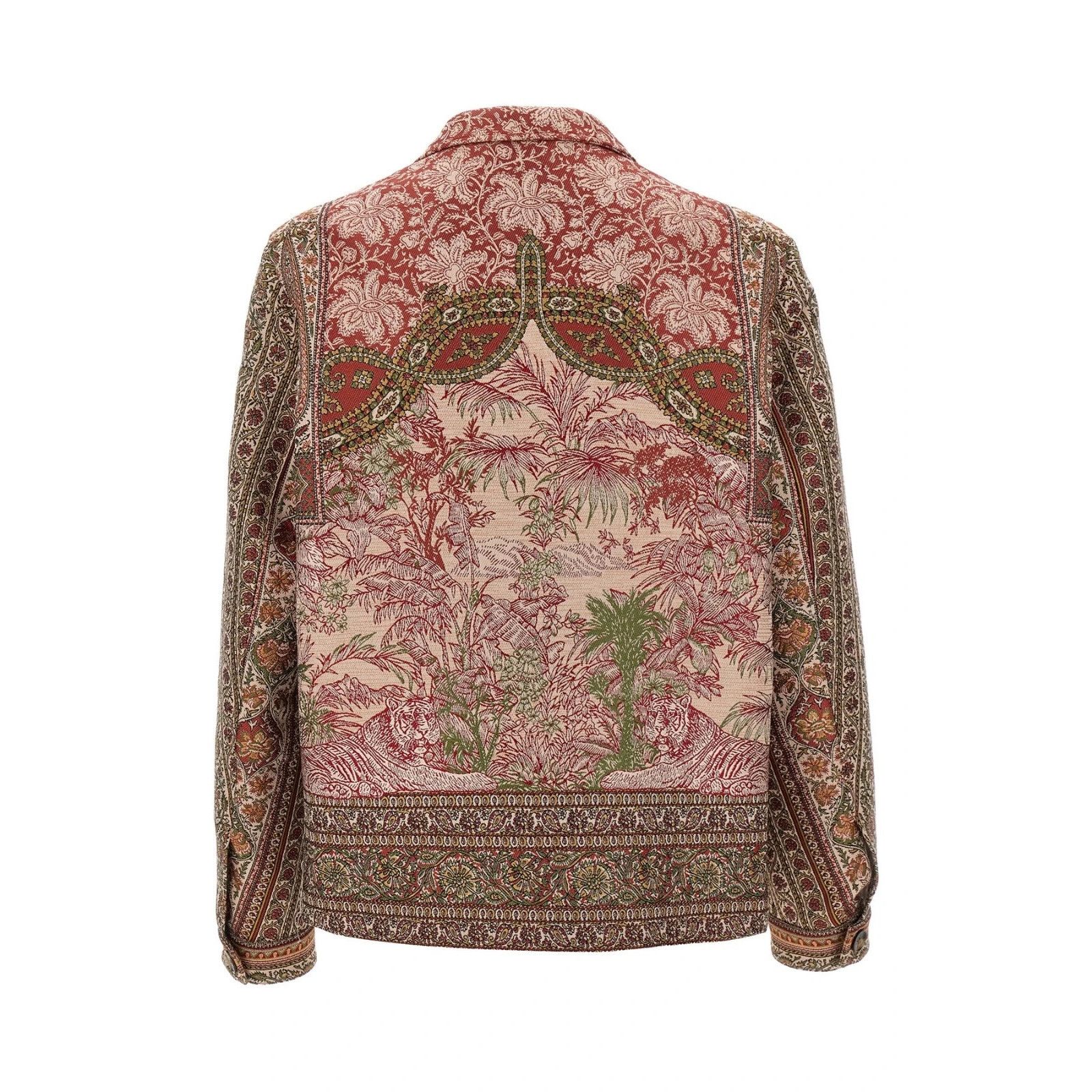 Etro ETRO Balmacaan Neck Multicolor Overshirt New & Authentic (Me Size US XL / EU 56 / 4 - 2 Thumbnail