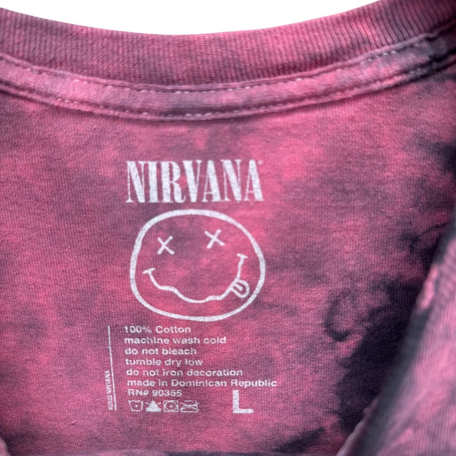 Nirvana Nirvana Mens Grunge 90s Heart Shaped Box Kurt T-Shirt Acid L Size US L / EU 52-54 / 3 - 4 Thumbnail