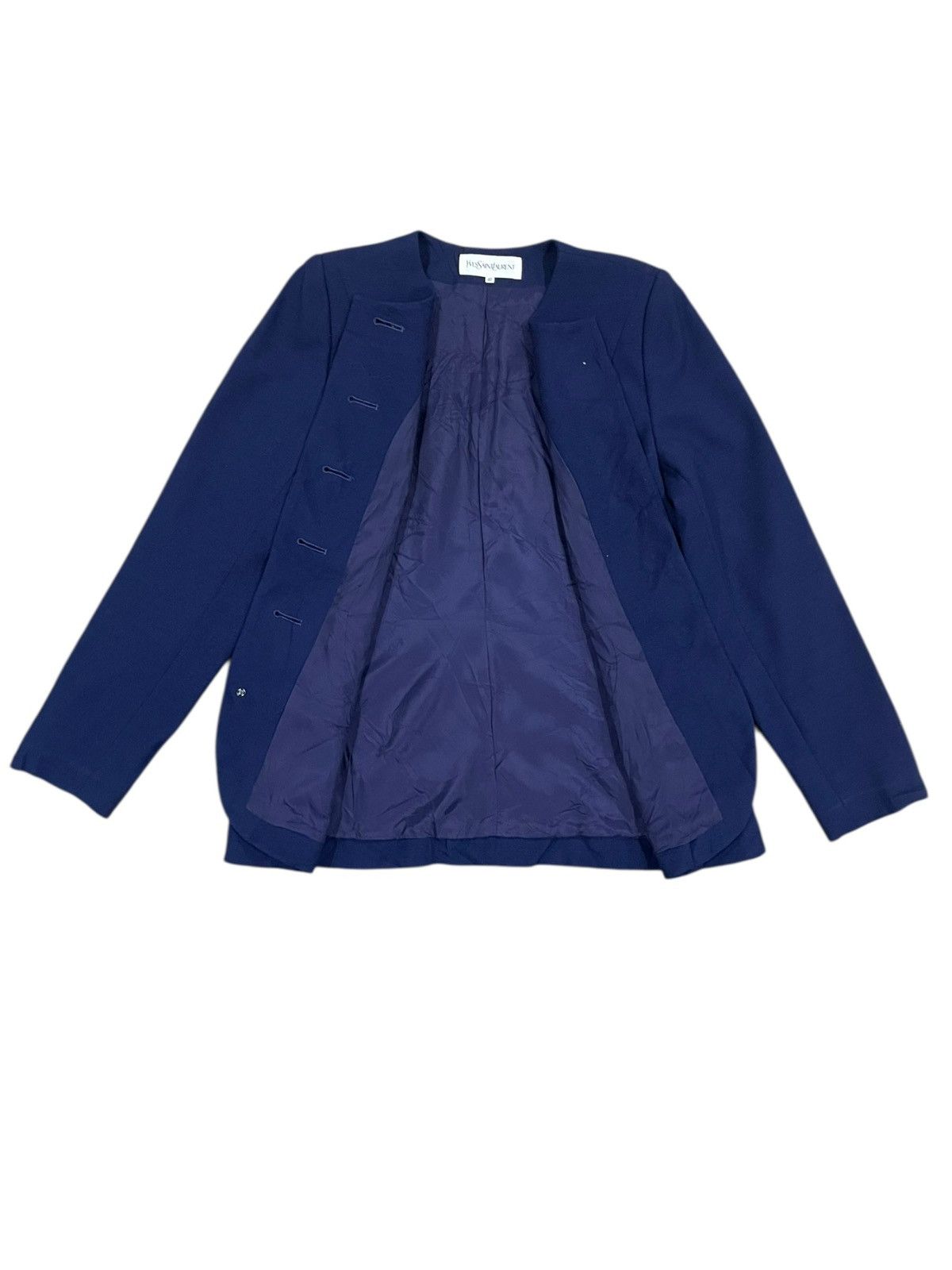 Designer Yves Saint Laurent YSL Jacket Size S / US 4 / IT 40 - 4 Thumbnail