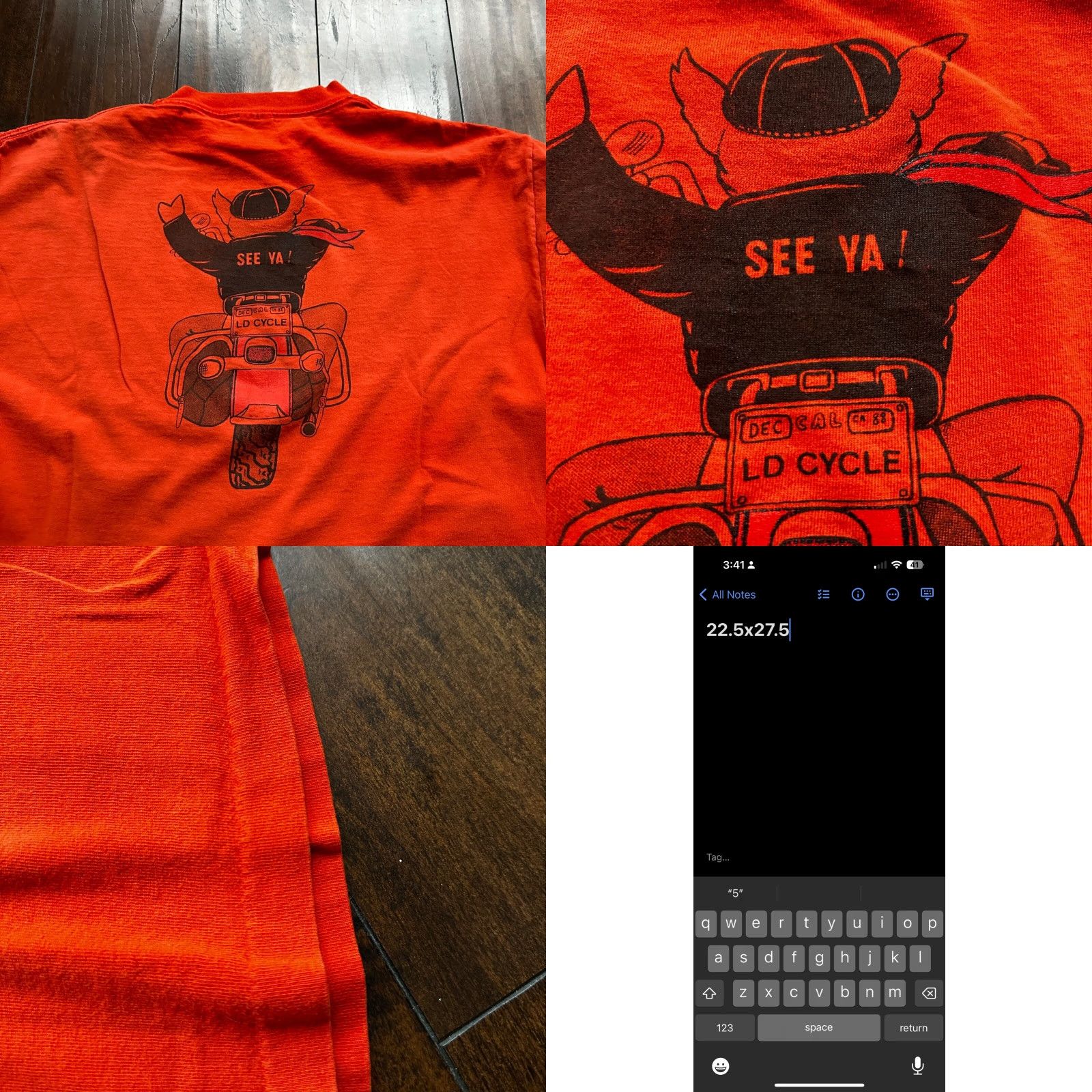 Vintage VINTAGE Harley Davidson T-Shirt Men XL Orange 80s Motorcycle Pig California HD Harley Davidson Pig LD Size US XL / EU 56 / 4 - 8 Thumbnail