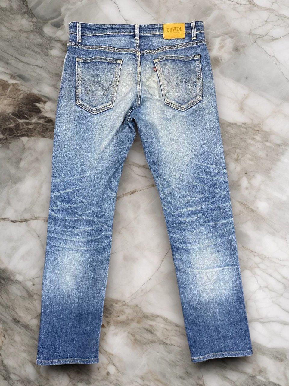 Edwin vintage edwin japan distressed denim Size US 35 - 2 Thumbnail