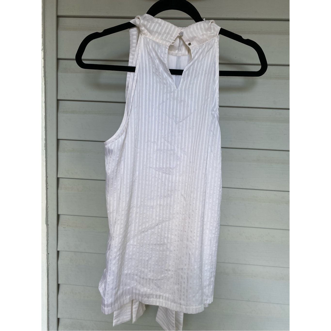 Club Monaco Club Monaco NWT Heather Top in White, Size Large, MSRP $119 Size L / US 10 / IT 46 - 3 Thumbnail