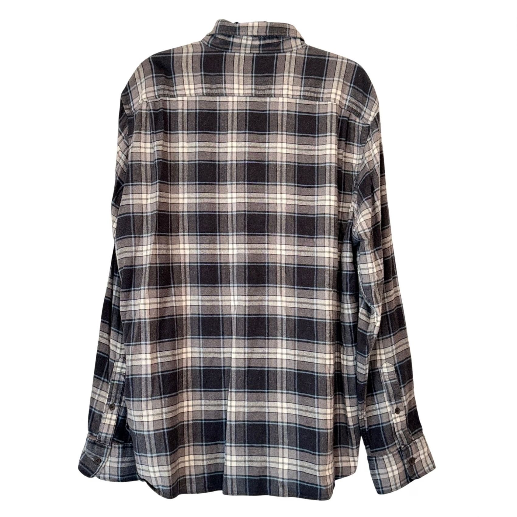 Faherty Faherty Flannel Shirt Button Down Plaid Outdoor Polar Night XXL Size US XXL / EU 58 / 5 - 6 Thumbnail