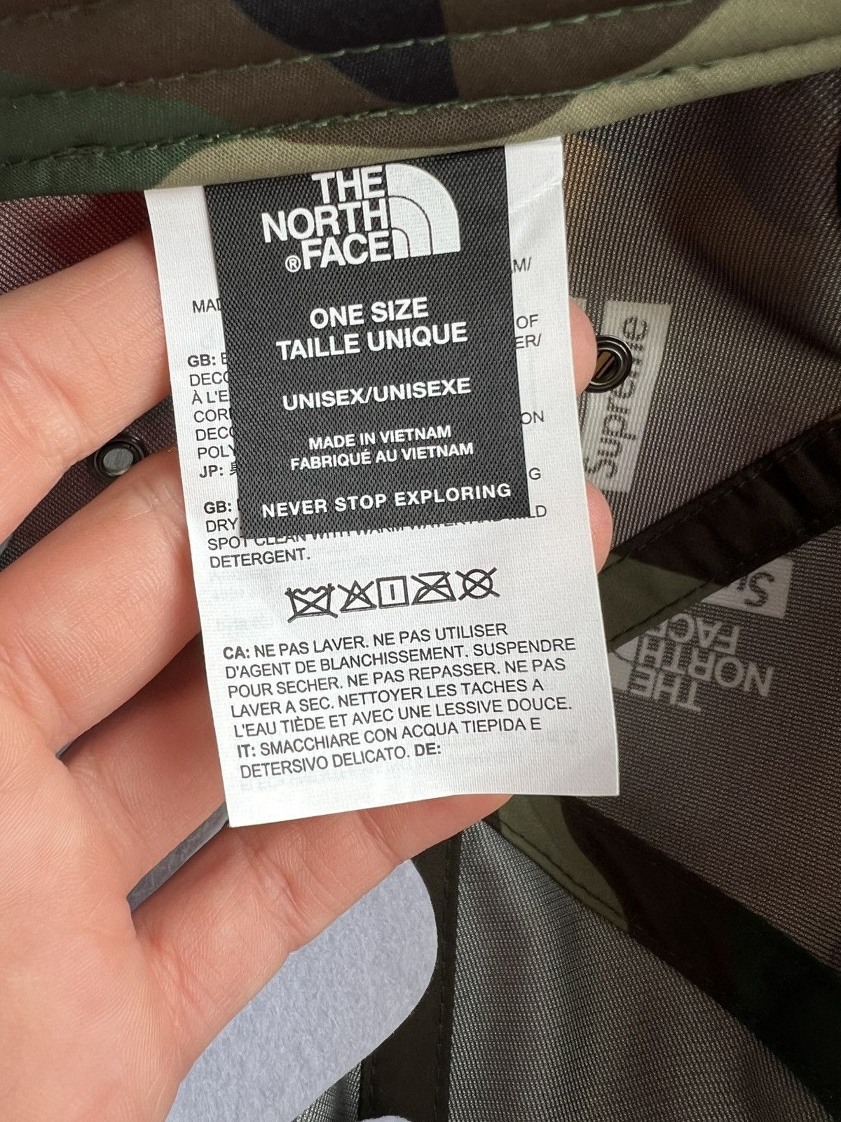 Supreme Supreme x The North Face Visor Hat Bicolor Military Pattern Size ONE SIZE - 9 Thumbnail