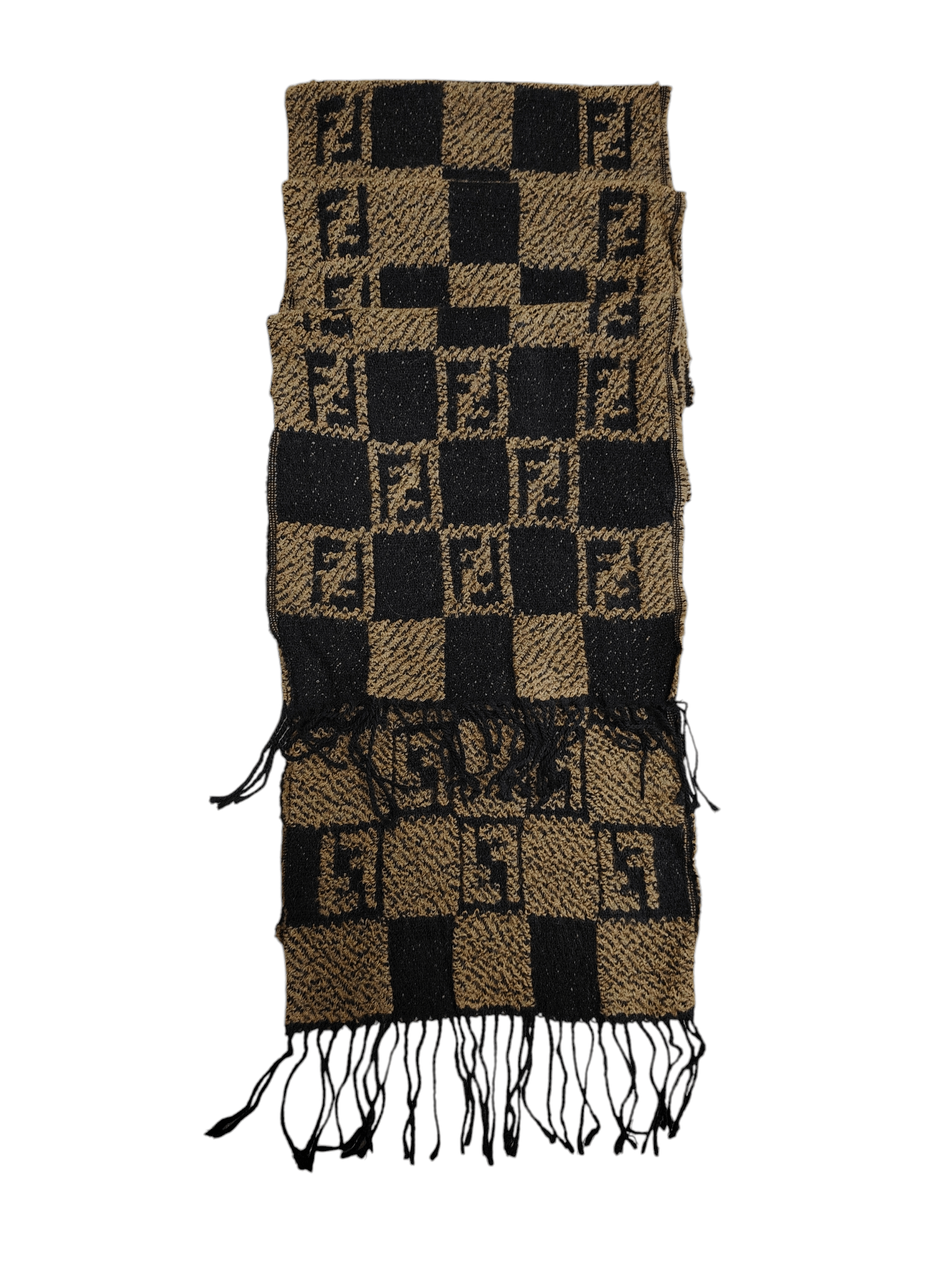 Fendi Fendi Cravatte Italy Scarf Monogram Muffler Size ONE SIZE - 3 Thumbnail