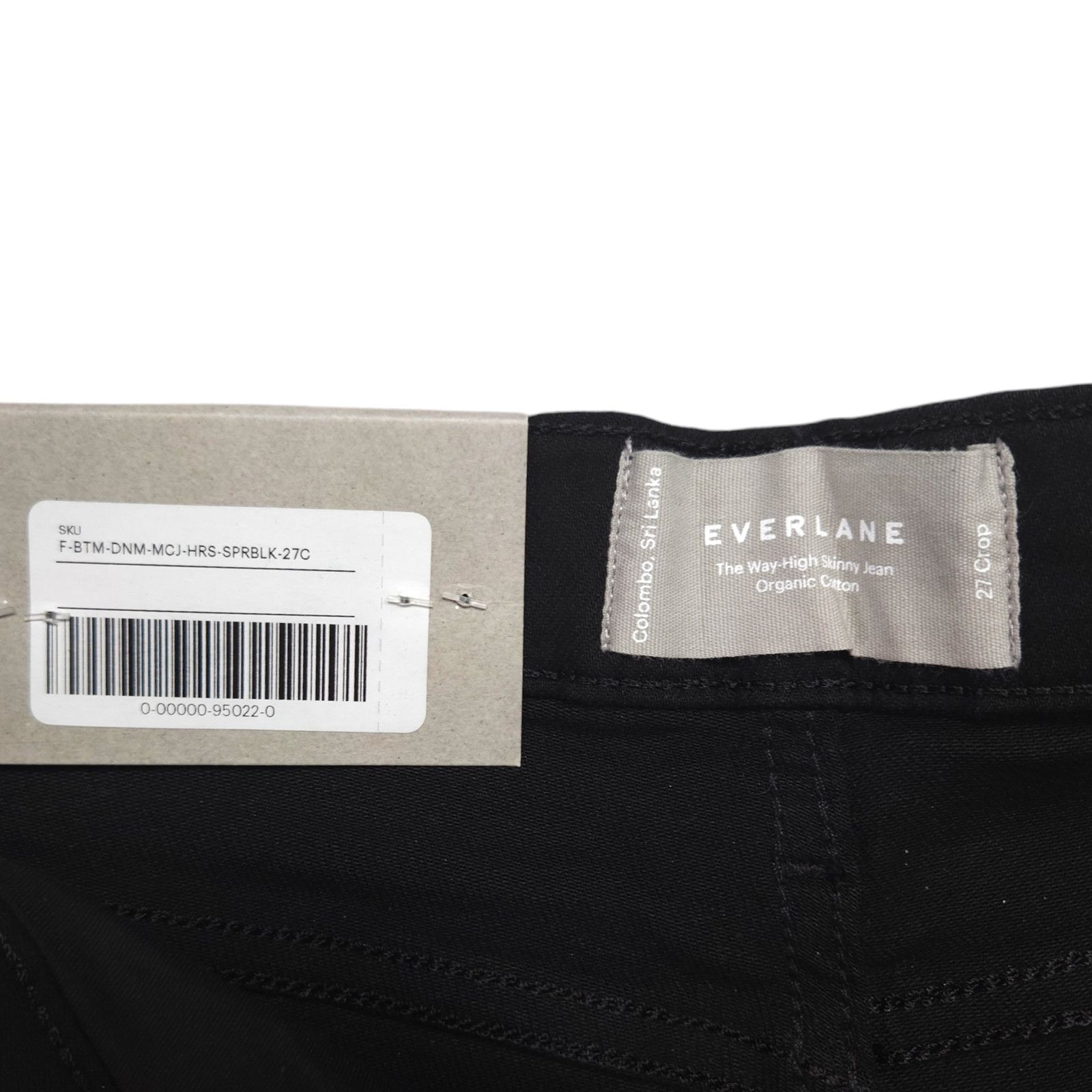 Everlane NWT Everlane Way-High Crop Skinny Jeans Sz. 27x26.50 Black Size 27" / US 4 / IT 40 - 11 Thumbnail