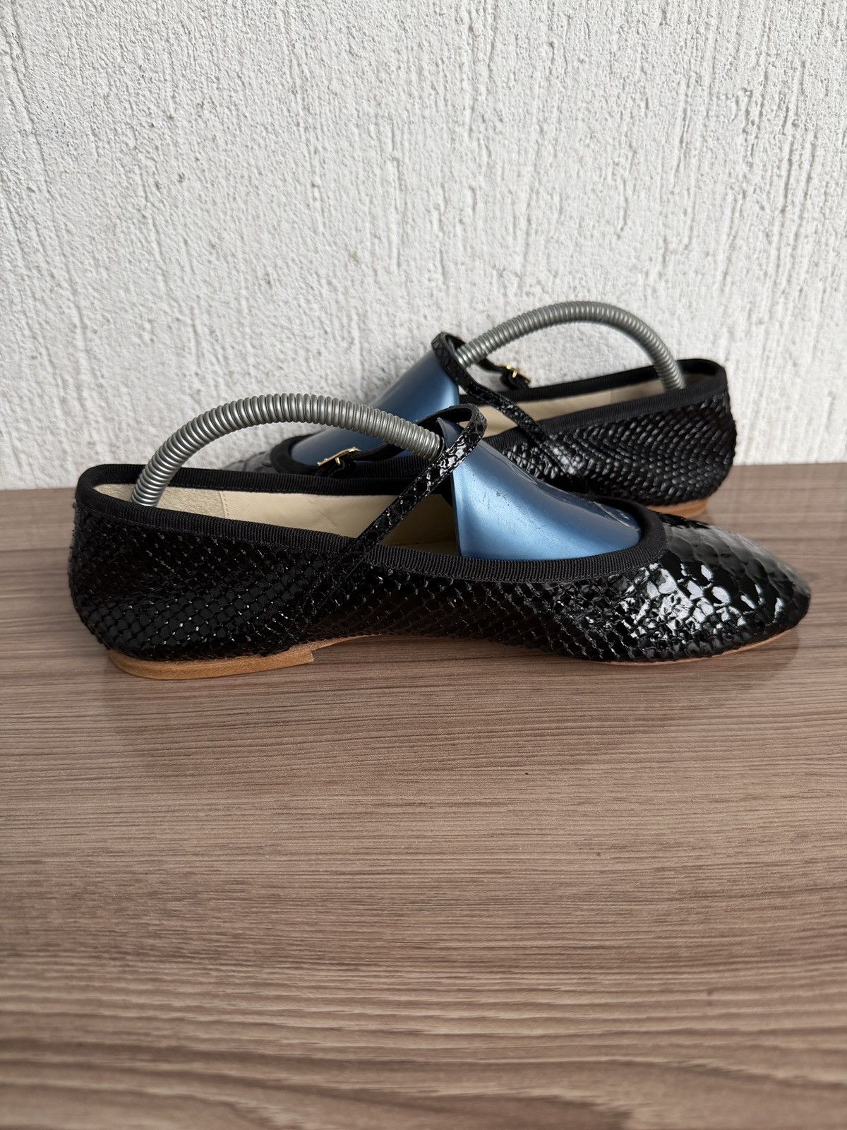 Celine Mary jane ballet python stamped flats Size US 9 / IT 39 - 10 Thumbnail