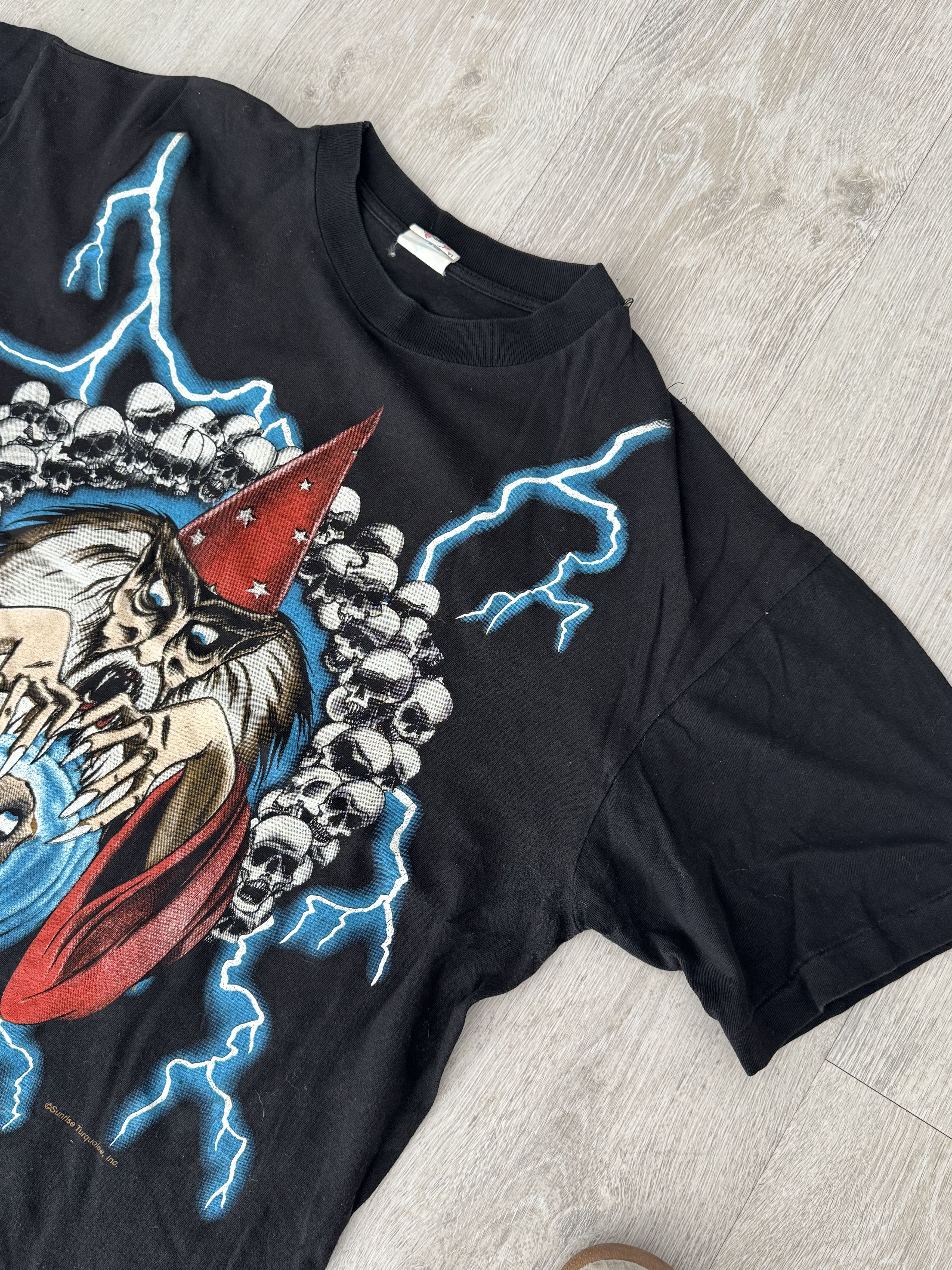 Vintage RARE VINTAGE AMERICAN THUNDER T-SHIRT Size US XL / EU 56 / 4 - 5 Thumbnail