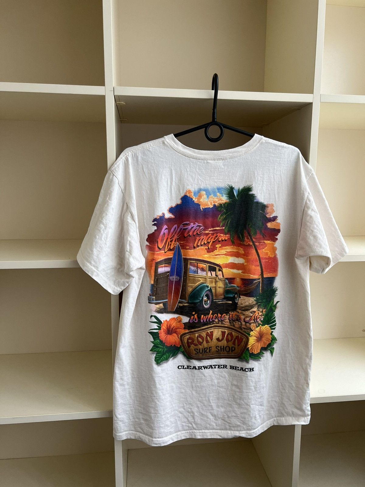 Ron Jon Surf Shop Vintage Ron Jon Surf Tee Beach T-Shirt Size L Size US L / EU 52-54 / 3 - 5 Thumbnail