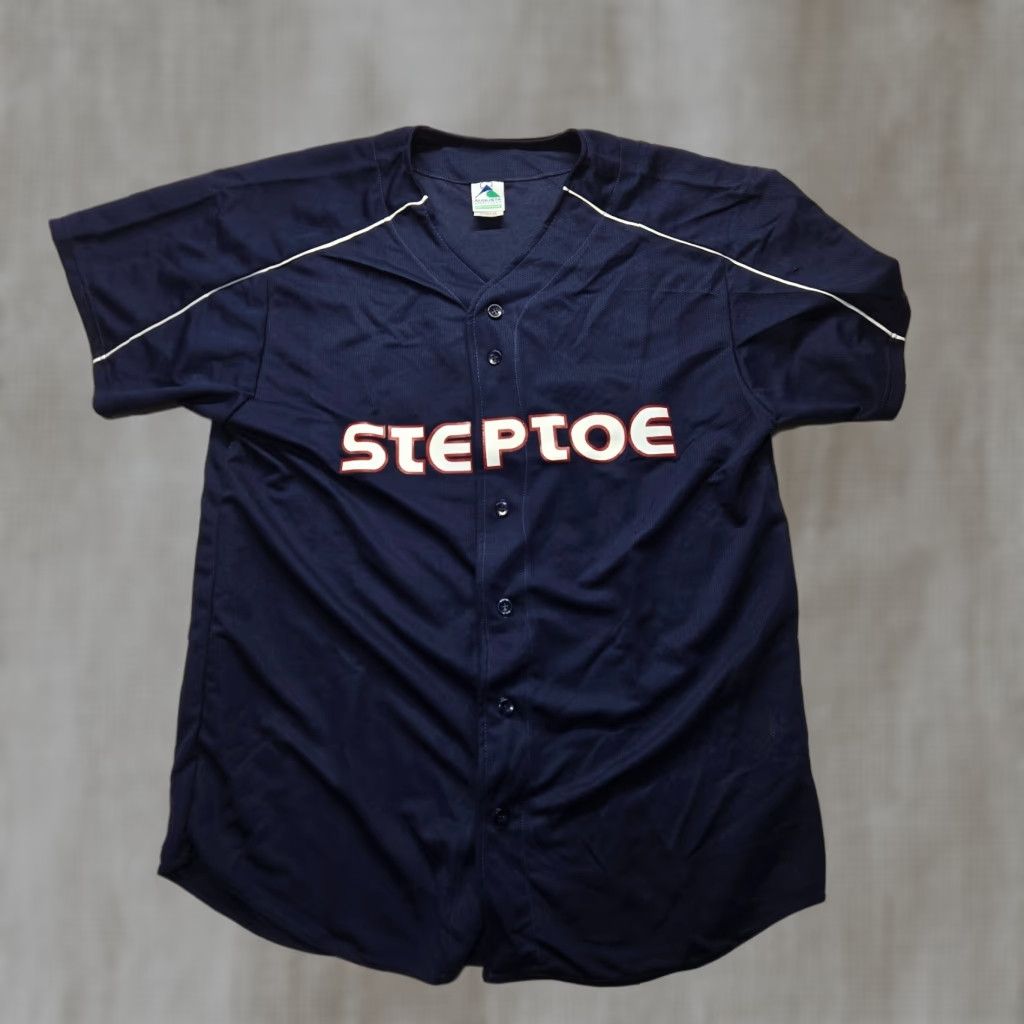 Vintage VINTAGE Steptoe Shirt Jersey Short Sleeve Adult Men XL Blue Graphic T-Shirt - 1980s 90s Size US XL / EU 56 / 4 - 1 Thumbnail