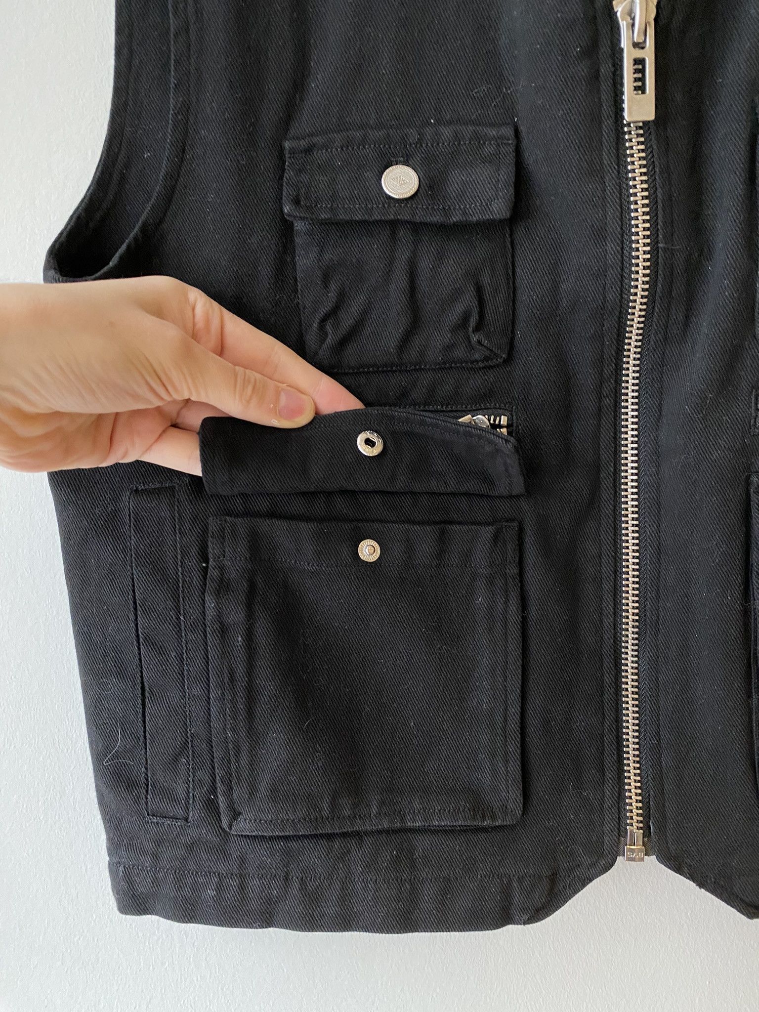 Acne Studios NWOT $465 - Black Cargo Vest - 50/L Size US L / EU 52-54 / 3 - 11 Thumbnail