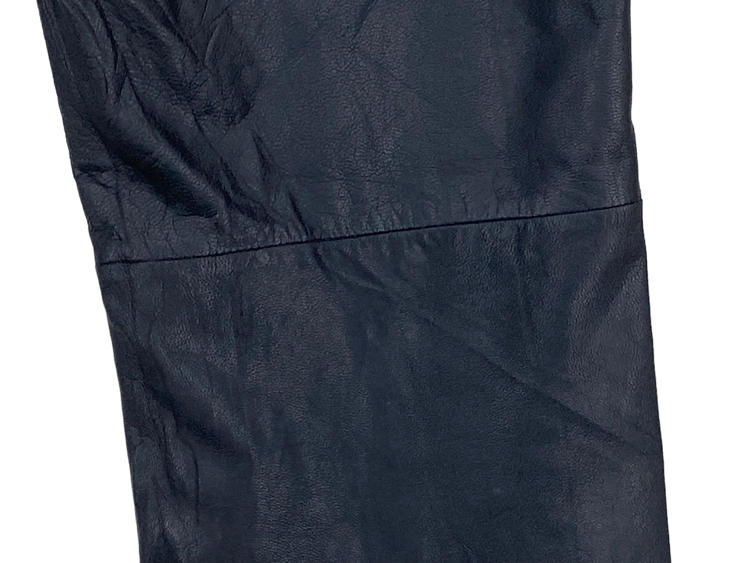 Japanese Brand Leather Pants Sheep Skin Motorcycle Black Pants Size US 30 / EU 46 - 13 Thumbnail