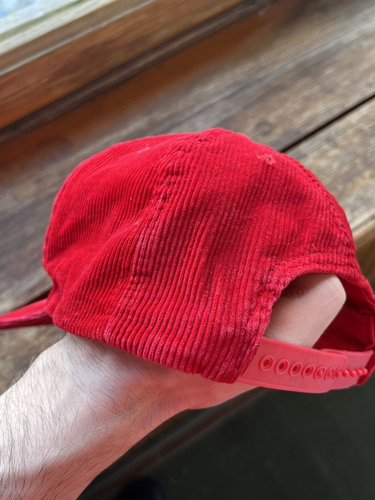 Vintage Vintage Headwear Cap Ficher Skis Red Corduroy Hat Size ONE SIZE - 6 Thumbnail