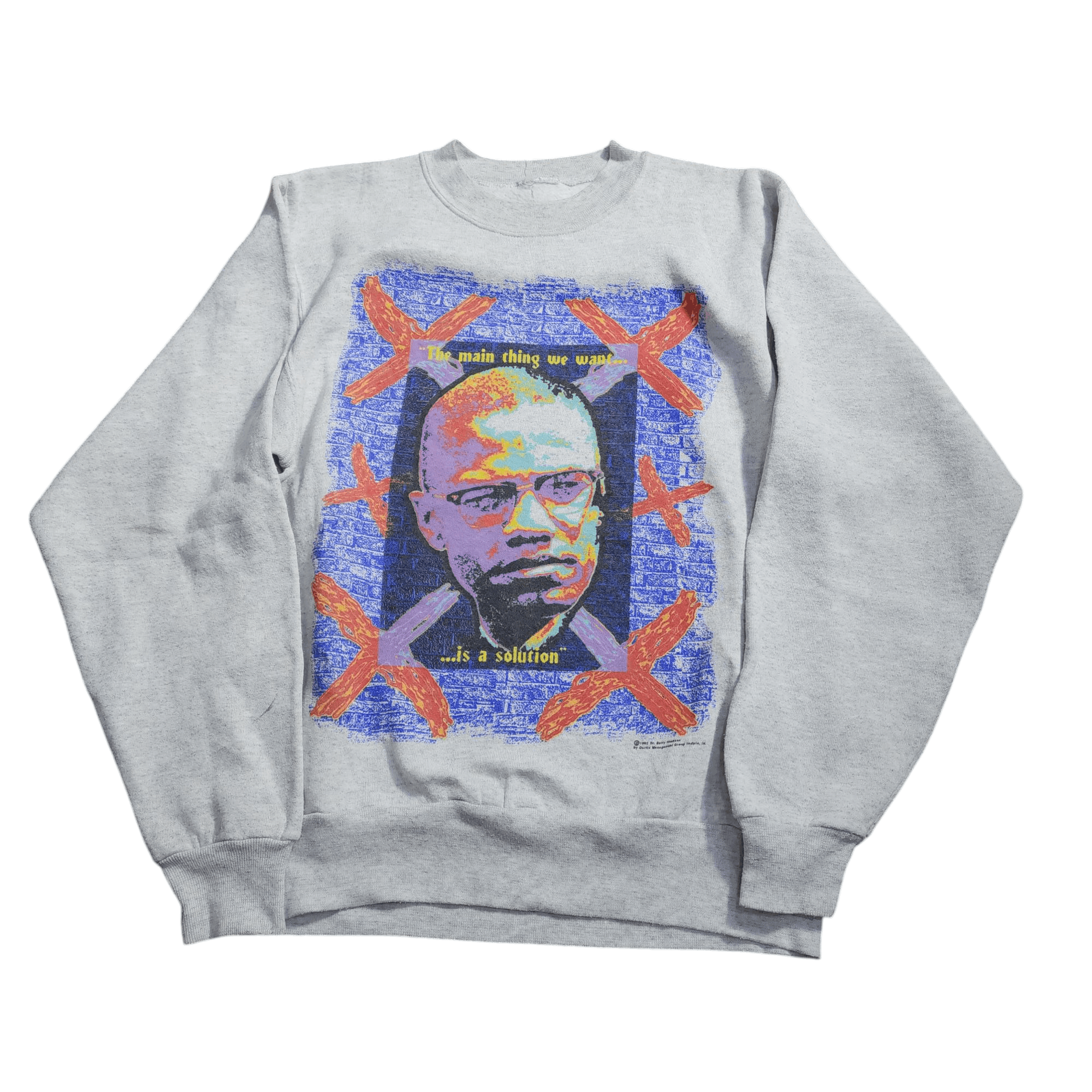 Vintage Vintage 1992 Malcolm X Dr Betty Shabazz Sweatshirts Size US M / EU 48-50 / 2 - 2 Thumbnail