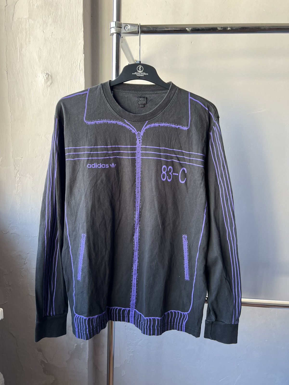 Adidas ADIDAS 83-C ZIP JACKET 3D PRINT FADED MENS LONG SLEEVE L Size US L / EU 52-54 / 3 - 2 Thumbnail