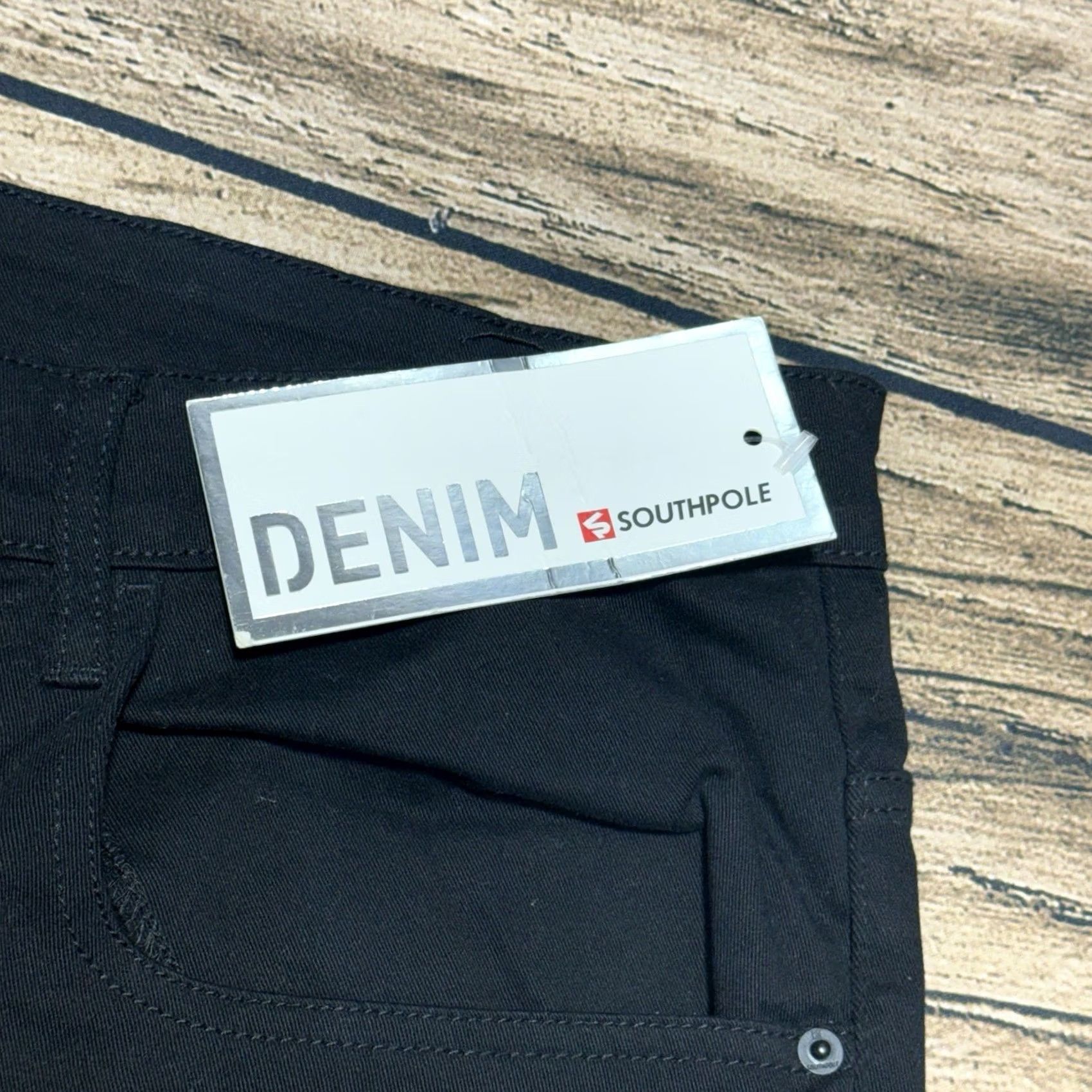 Southpole Southpole Shorts Mens 48 Black Active Flex Skater Streetwear Denim Stretch NWT Size US 32 / EU 48 - 4 Thumbnail