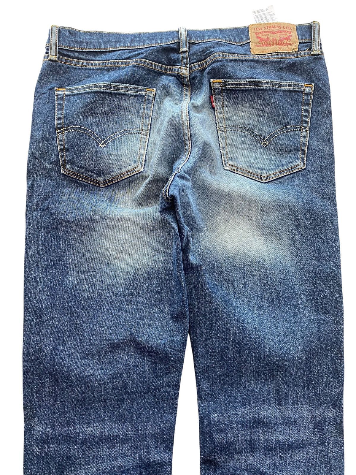 Levi's Vintage Levi’s 541 Acid Dark Faded Wash Style Ripped Jeans Size US 34 / EU 50 - 4 Thumbnail