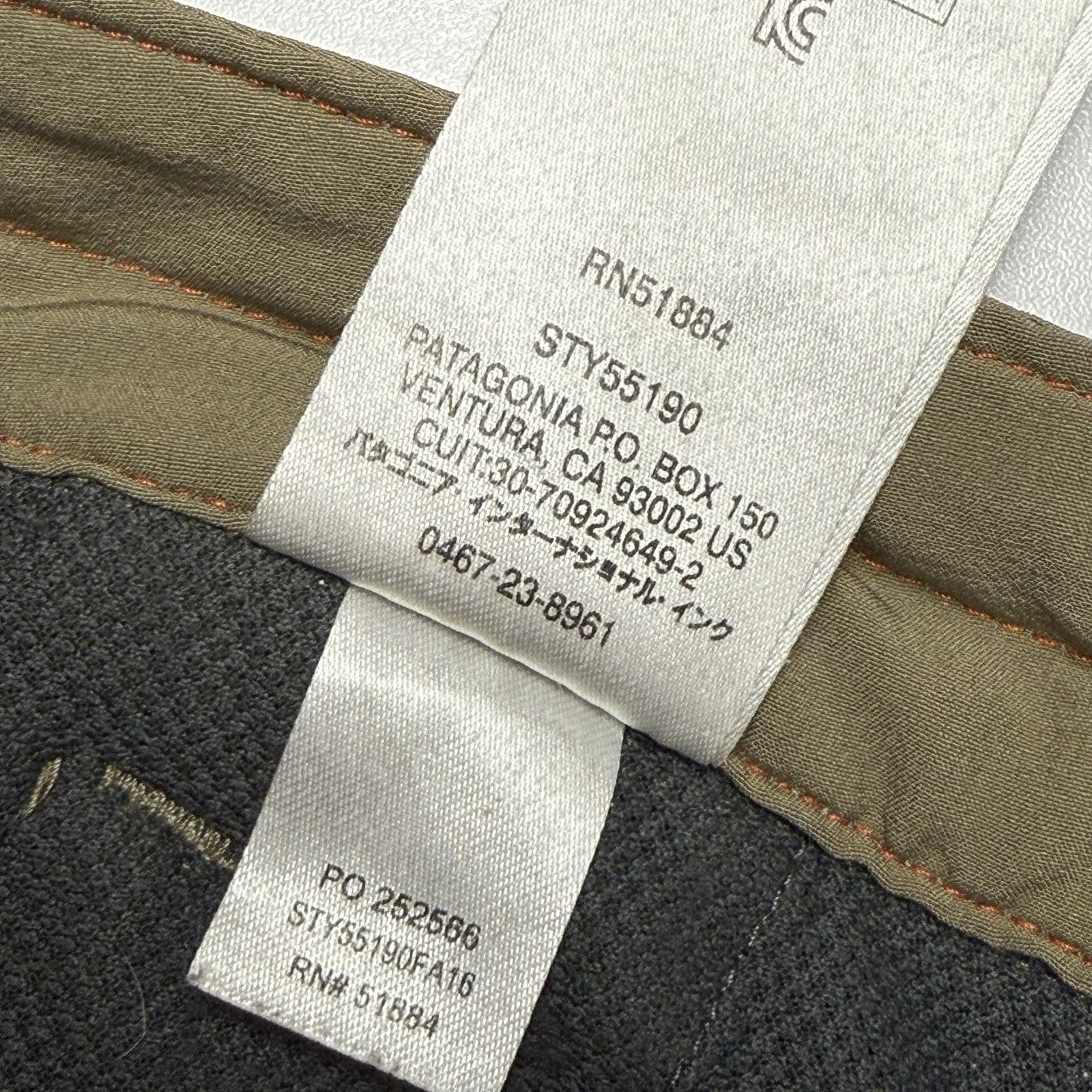 Patagonia Patagonia Common Threads Pants Mens 31 Brown Zipped Pockets Size US 31 - 11 Thumbnail