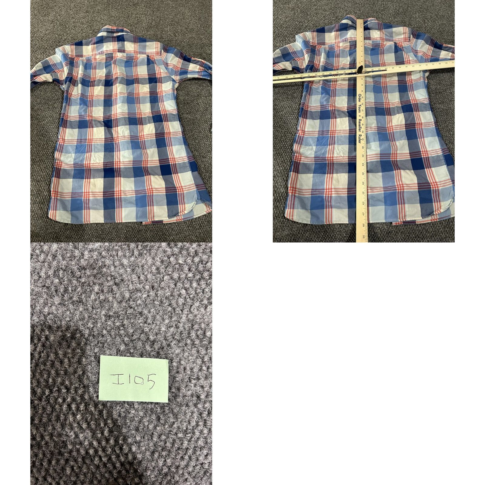 Southern Tide Southern Tide Shirt Mens Small Blue Red Plaid Button Long Sleeve Classic Fit Size US S / EU 44-46 / 1 - 8 Thumbnail