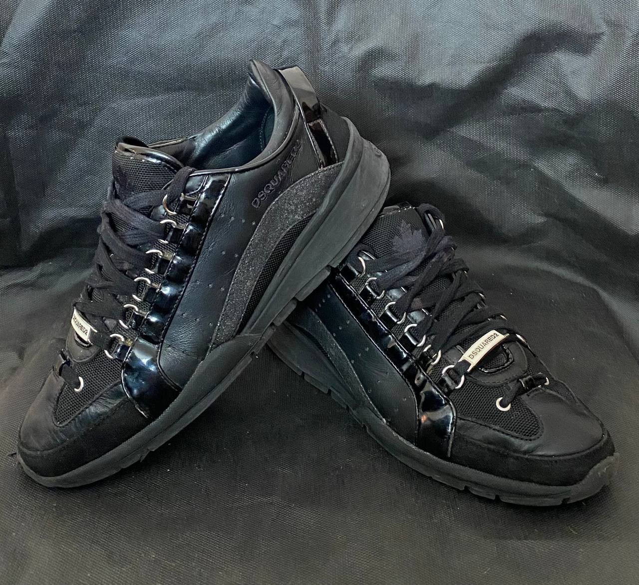 Dsquared2 DSQUARED2 Men's Black Sneakers EU 40 Leather "1964" Size US 7 / EU 40 - 1 Thumbnail