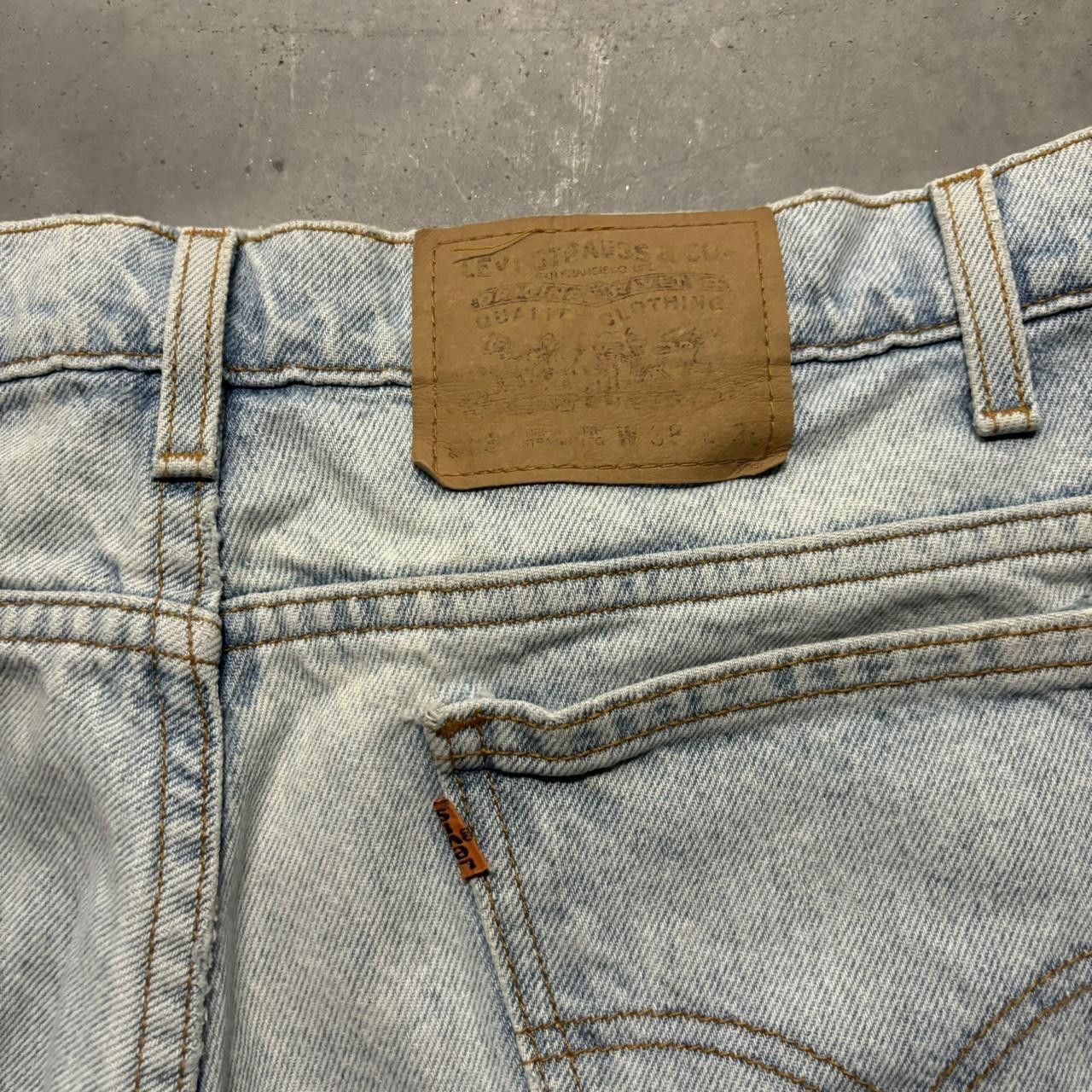 Levi's × Vintage Crazy Vintage 90s Light Wash Levi’s Orange Tab Denim Jeans! Size US 36 / EU 52 - 7 Thumbnail