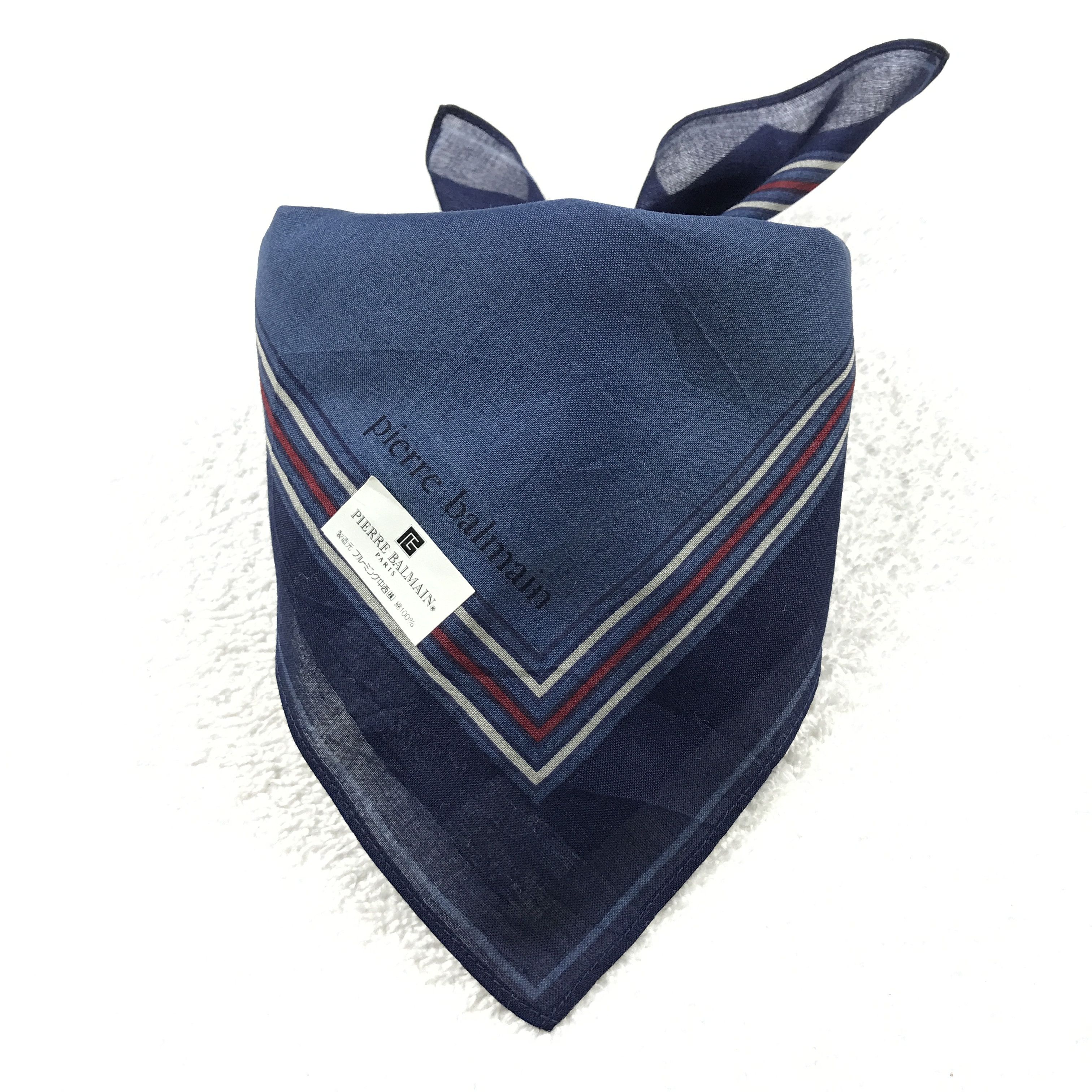 Designer × Pierre Balmain × Vintage Vintage Pierre Balmain Bandana Neckerchief Handkerchief Size ONE SIZE - 4 Thumbnail