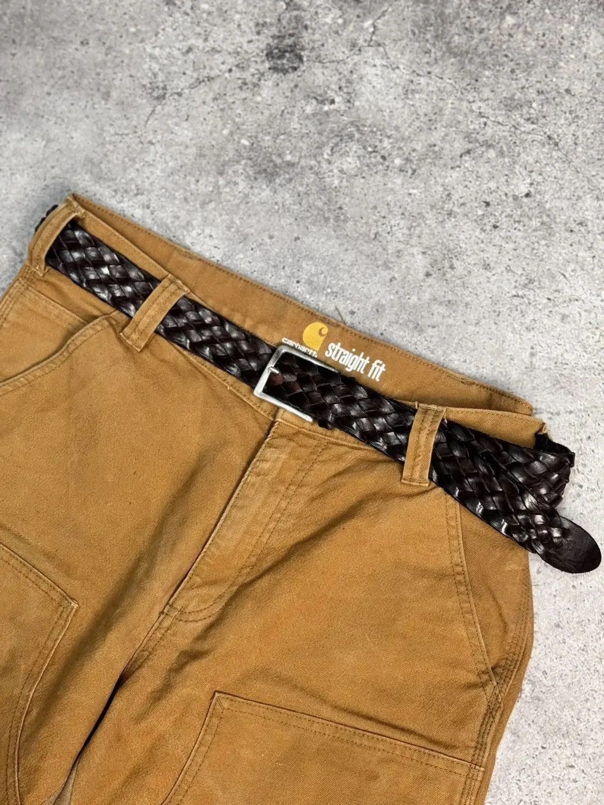 B.B. Simon VINTAGE PYTHON GOTHIC LEATHER BELT BOTTEGA VENETA STYLE Size ONE SIZE - 3 Thumbnail