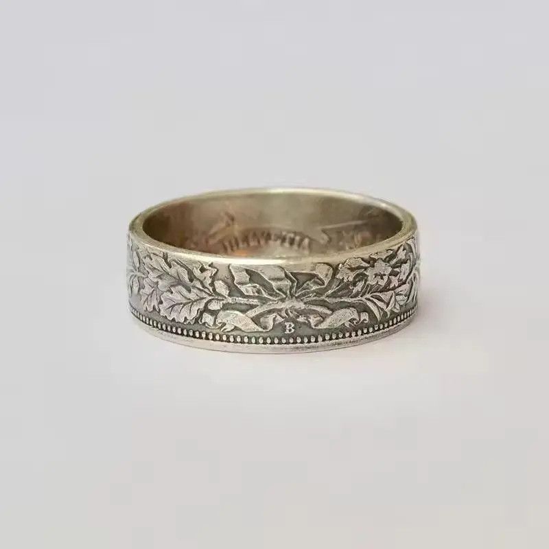 Sterling Silver Flower Ring size (7-10) Size ONE SIZE - 2 Thumbnail