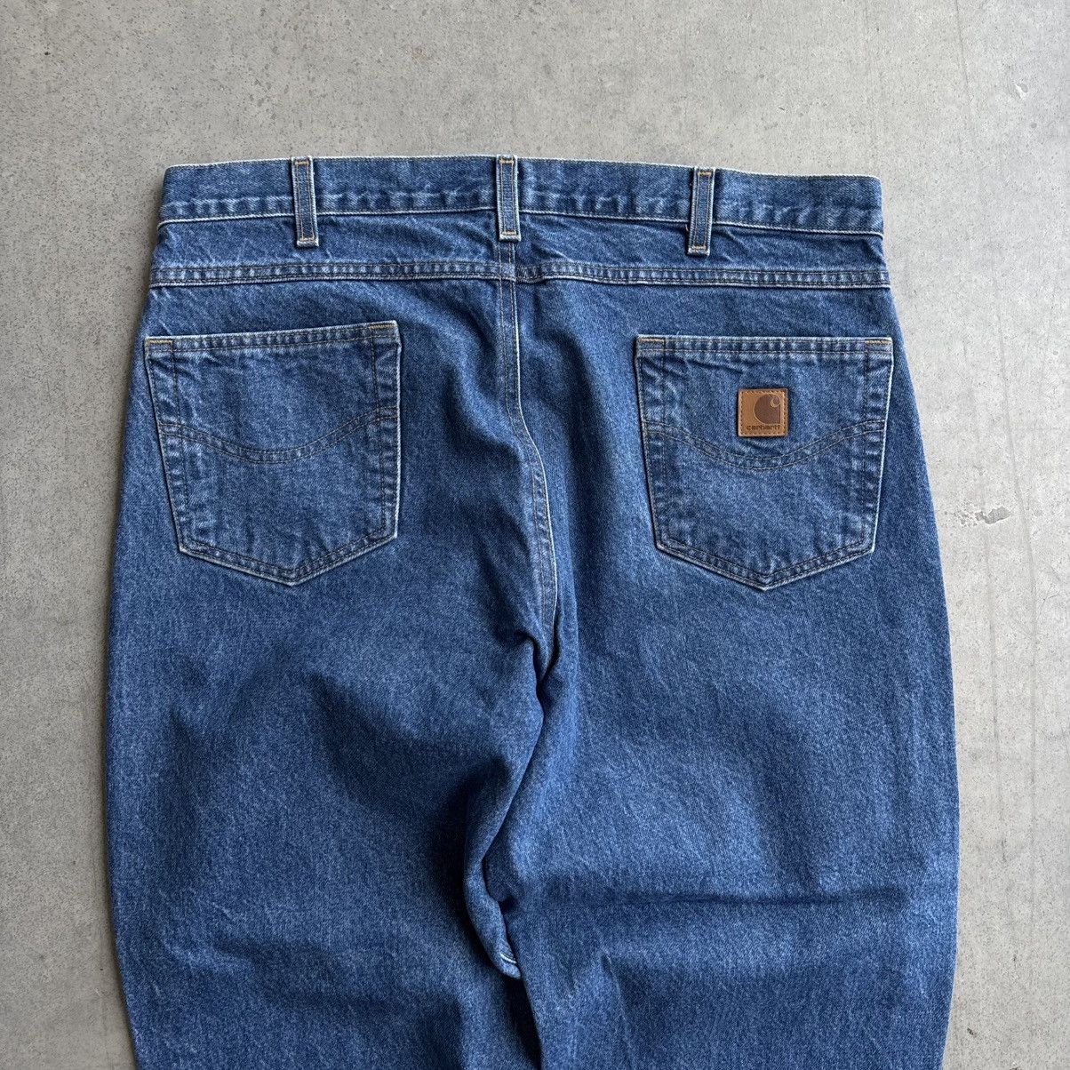 Carhartt × Vintage Vintage Carhartt Denim Jeans Baggy Skater Pants 38x28 Size US 38 / EU 54 - 3 Thumbnail