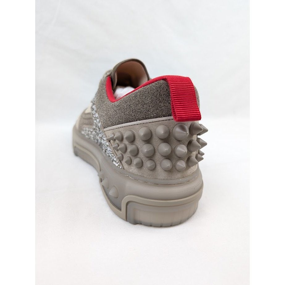 Christian Louboutin o1rshd1 Astro Loubi Strass Flat Sneakers in Saharienne Size US 10 / EU 43 - 10 Thumbnail