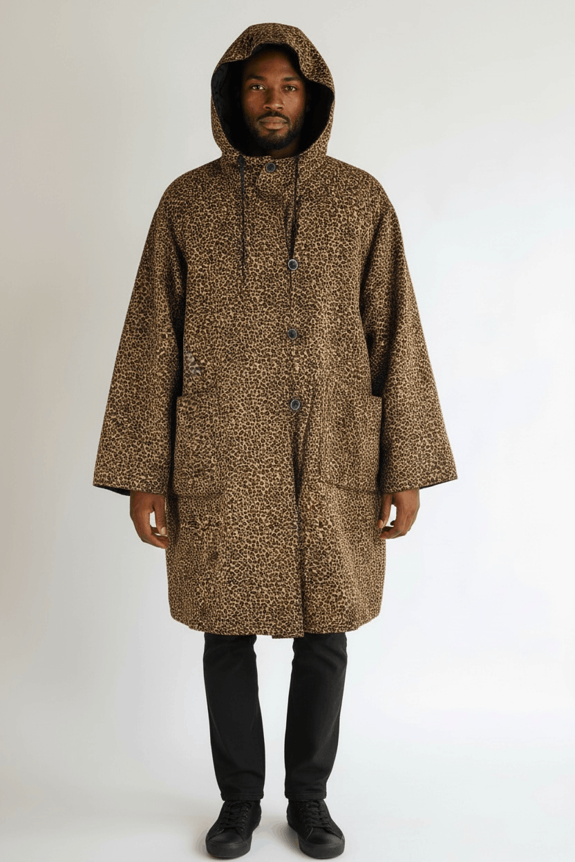 Bottega Veneta Bottega Veneta Leopard Print Hooded Coat Size US M / EU 48-50 / 2 - 1 Thumbnail