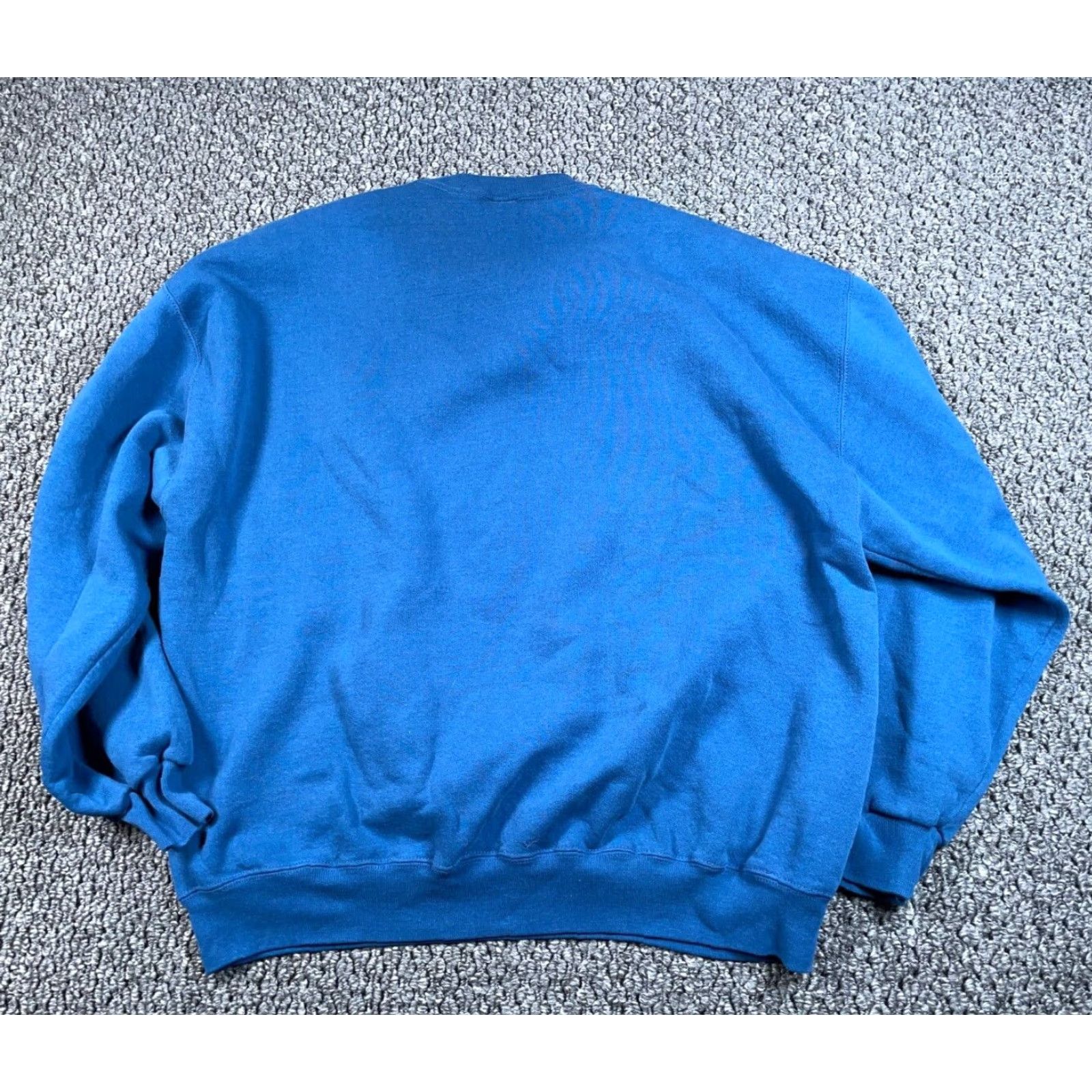 Russell Athletic VTG Russell Athletic Sweatshirt Adult 2XL Blue Crewneck Pullover 50-50 Cotton-Polyester Distressed 90s Mens Size US XXL / EU 58 / 5 - 2 Thumbnail