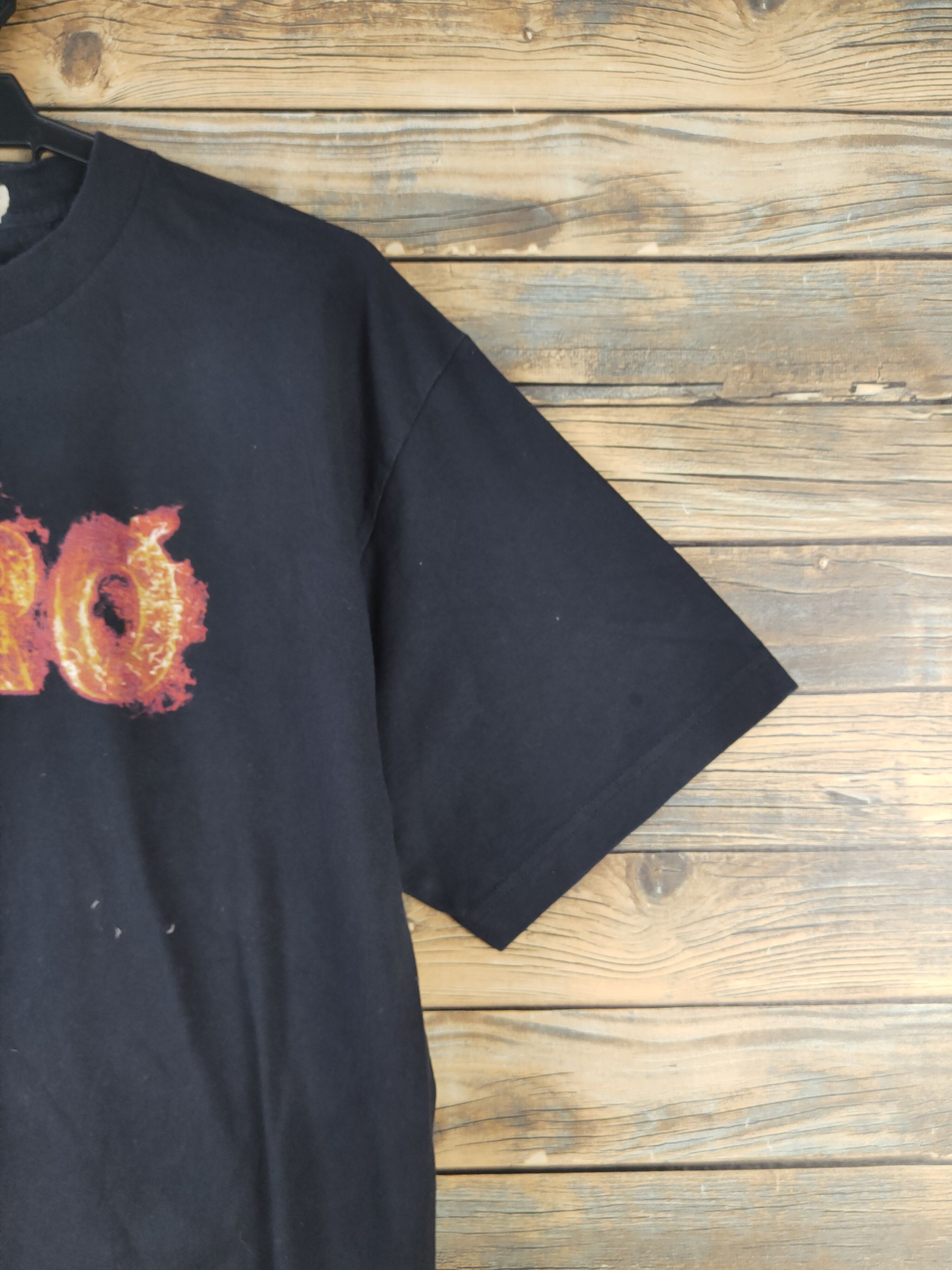 Japanese Brand DL Zero fire Black Short Sleeve T-shirt #2179 Size US L / EU 52-54 / 3 - 6 Thumbnail