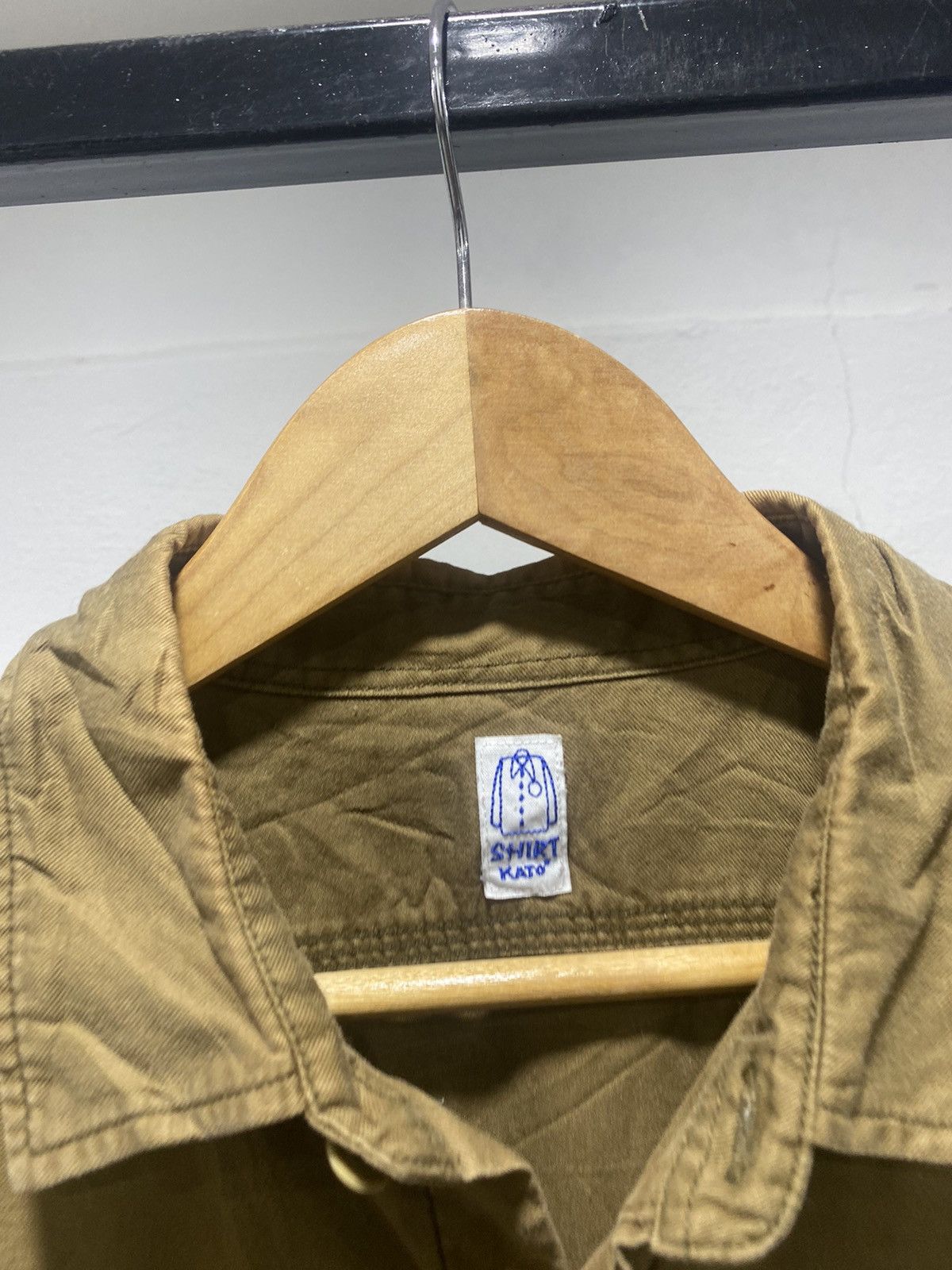 Japanese Brand × KATO × Le Grande Bleu (L.G.B.) Sick☠️ Kato’ Ls Shirt Japan Designer Military Style Size US M / EU 48-50 / 2 - 4 Thumbnail