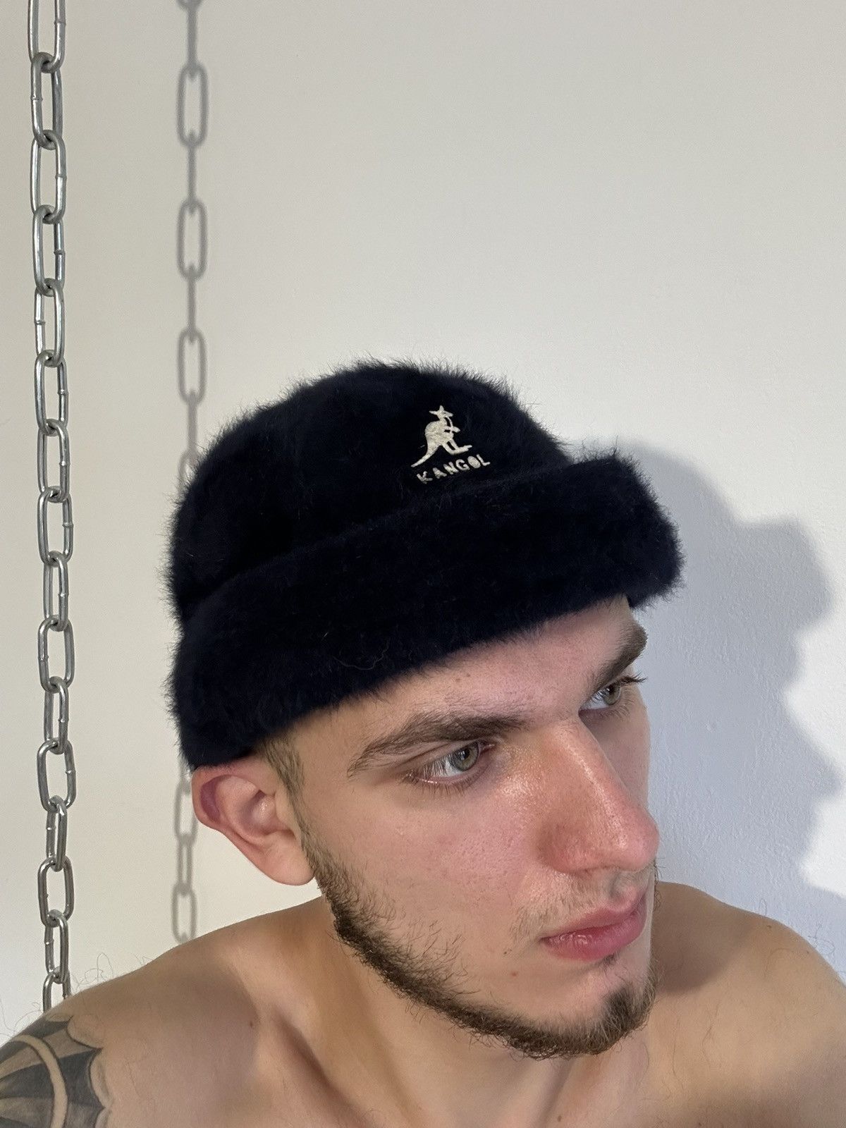 Kangol × Vintage Men's Kangol Navy Lahinch Furgora Bucket Hat Size ONE SIZE - 10 Thumbnail