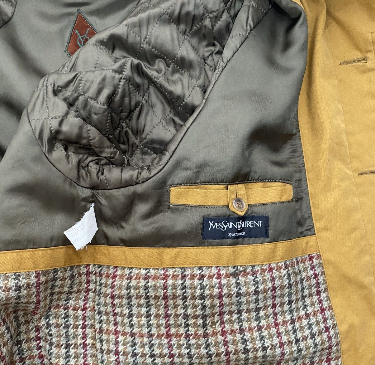 Yves Saint Laurent Yves Saint Laurent Vintage Oversized Mustard Coat Size US XL / EU 56 / 4 - 6 Thumbnail