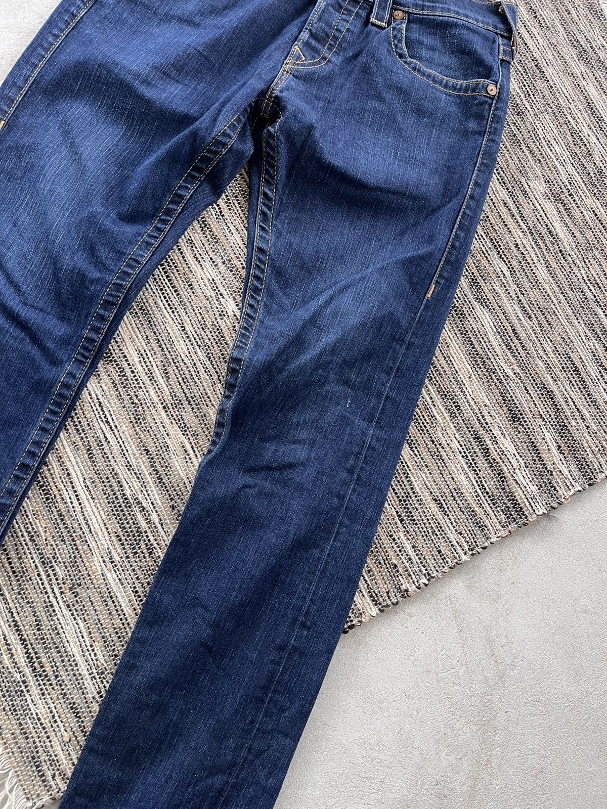 True Religion Vintage True Religion Zach Slim Blue Y2K Denim Jeans Rap sk8 Size US 30 / EU 46 - 6 Thumbnail
