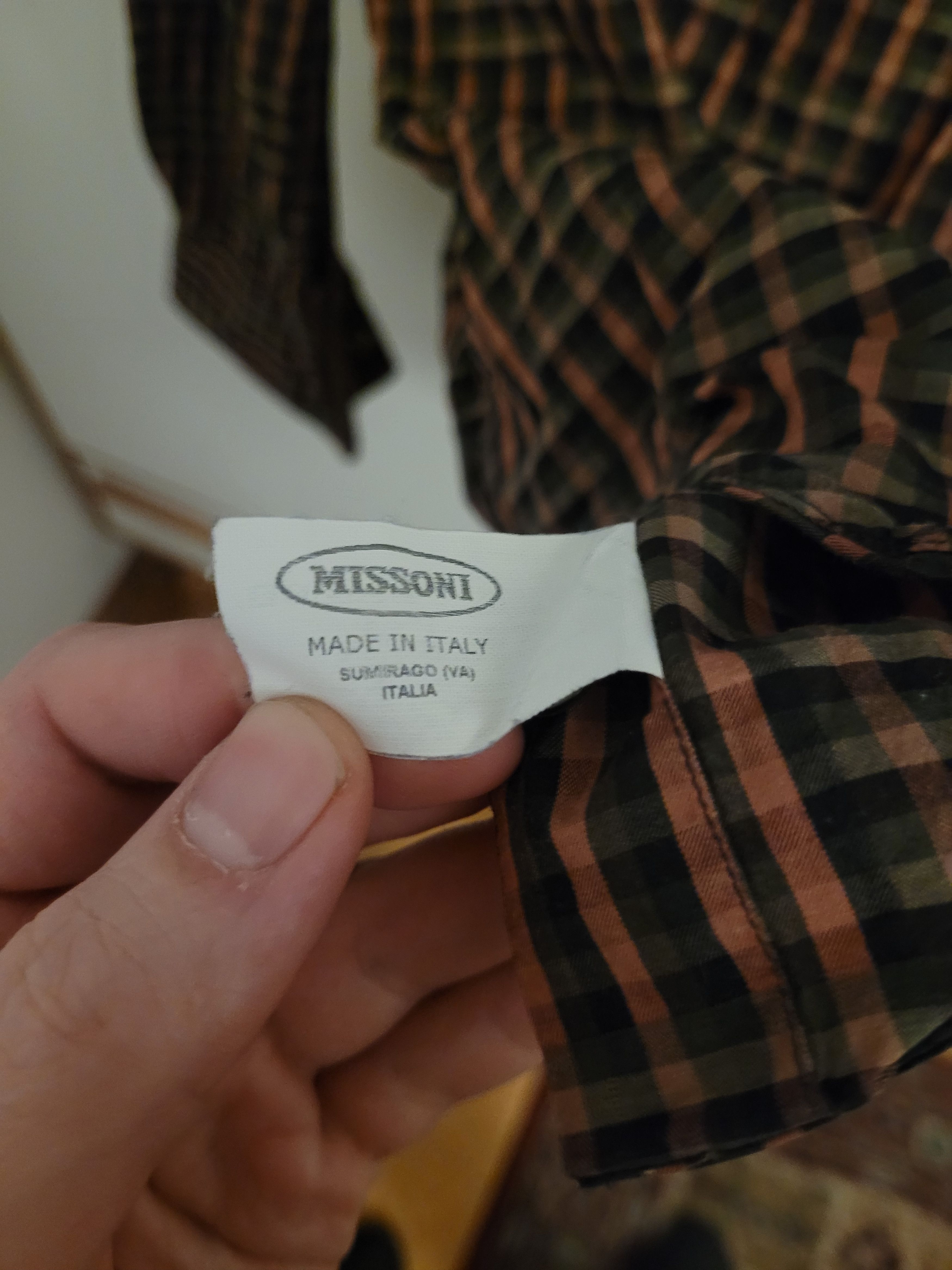 Missoni Missoni shirt red Size US M / EU 48-50 / 2 - 3 Thumbnail