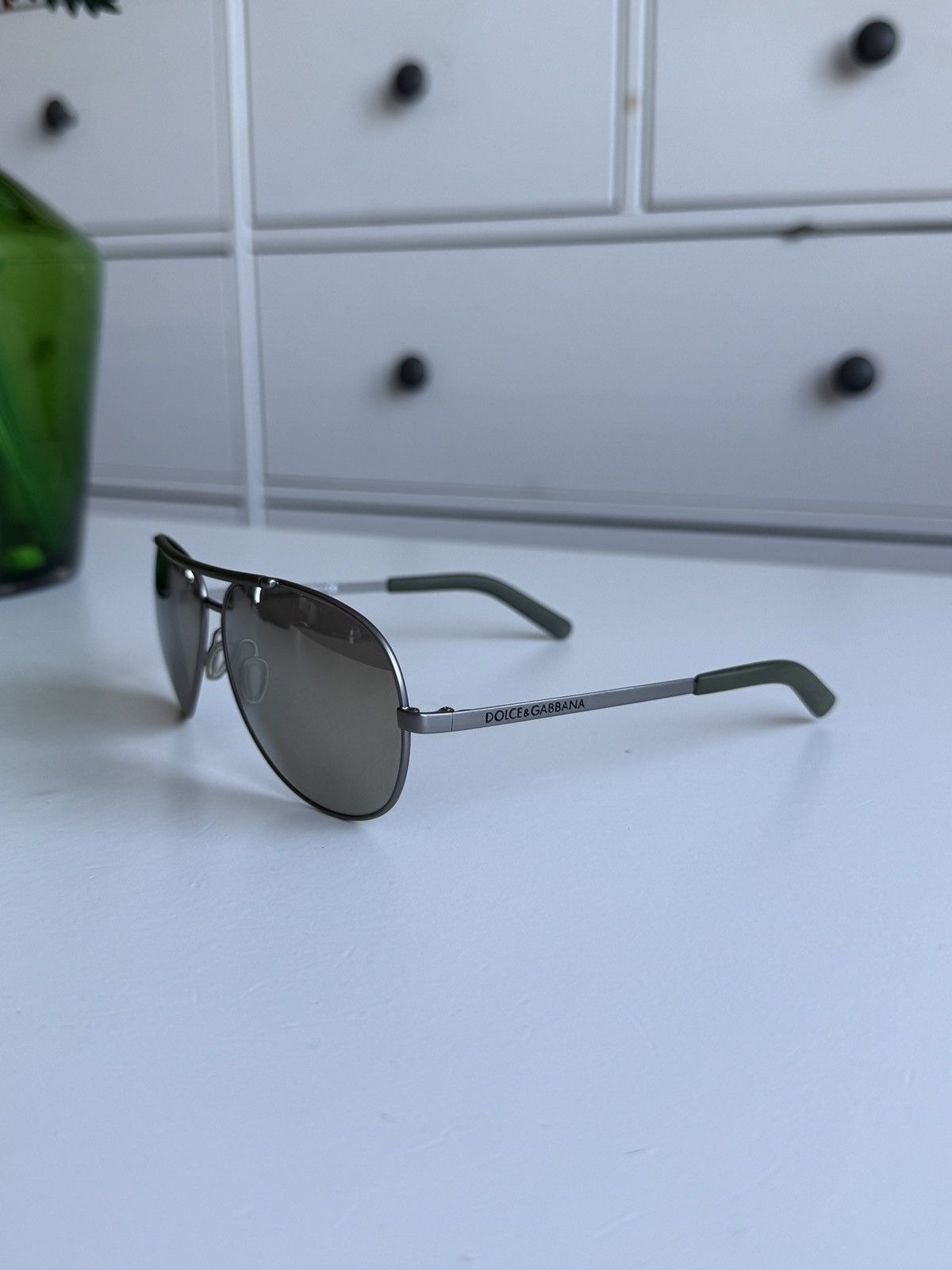 Dolce & Gabbana Dolce & Gabbana aviator sunglasses designer casual army rare Size ONE SIZE - 3 Thumbnail