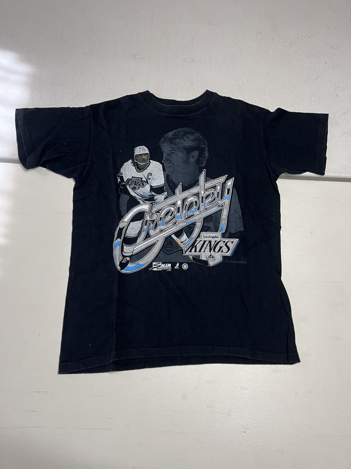 Salem Sportswear × Vintage Vintage 90s Salem sportswear Gretzky shirt Size US M / EU 48-50 / 2 - 1 Thumbnail
